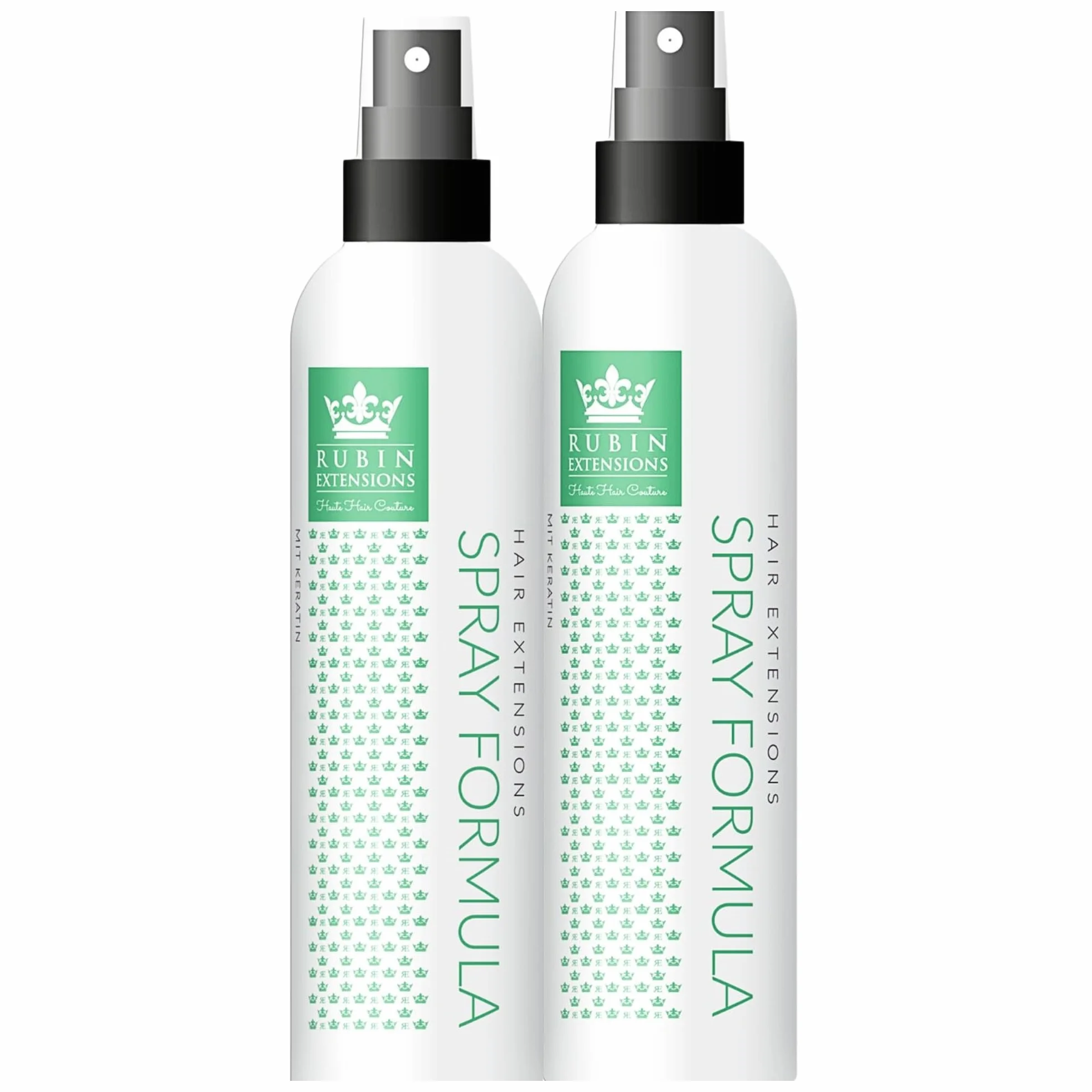 2-fazowy spray do przedłużania włosów, wysoko skoncentrowana keratyna, kolagen i B5, ochrona i połysk do przedłużania włosów, prawdziwe ludzkie i Remy, Duo