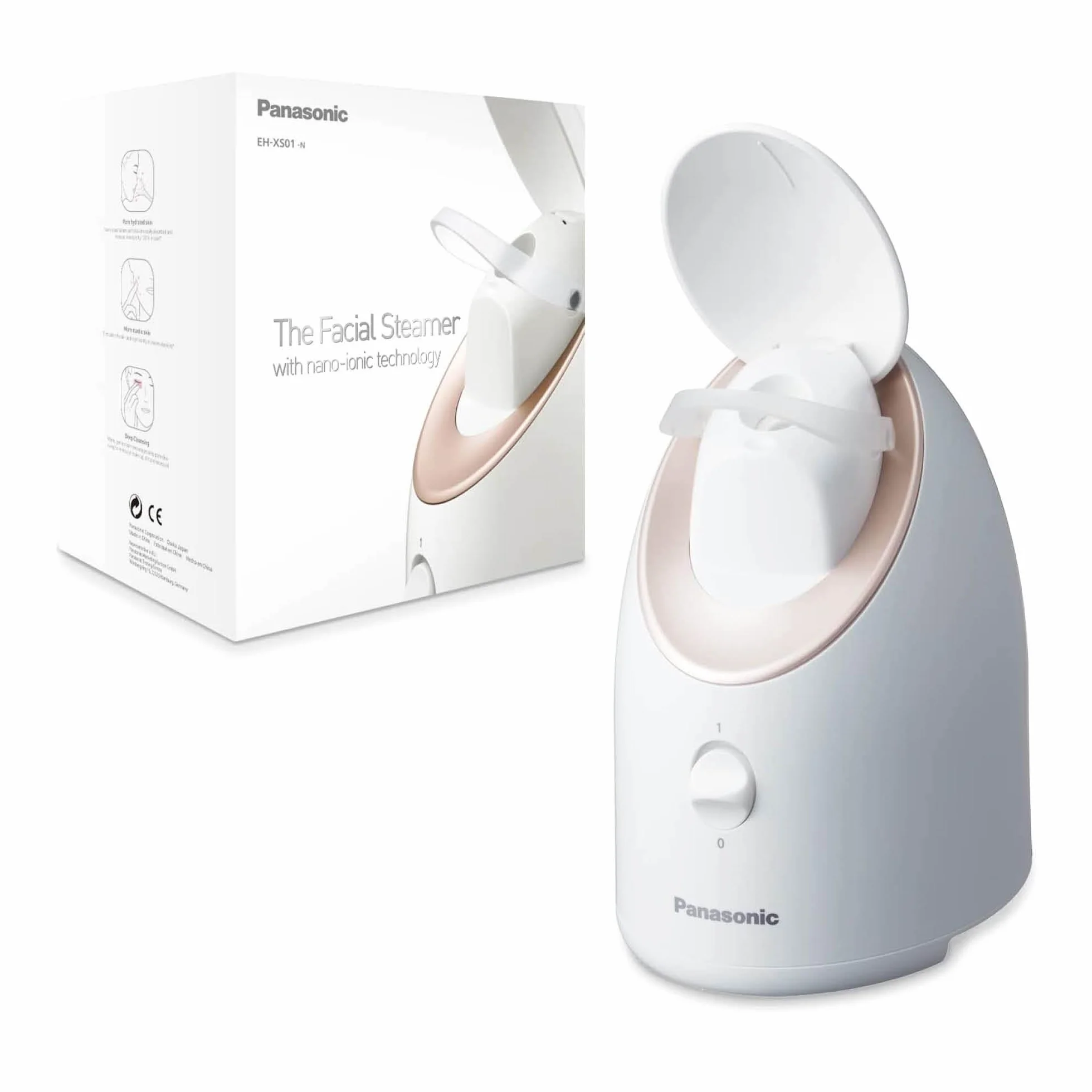 Panasonic EH-XS01 Sauna kosmetyczna do twarzy (technologia nanojonowa, głębokie oczyszczanie, silne nawilżenie)