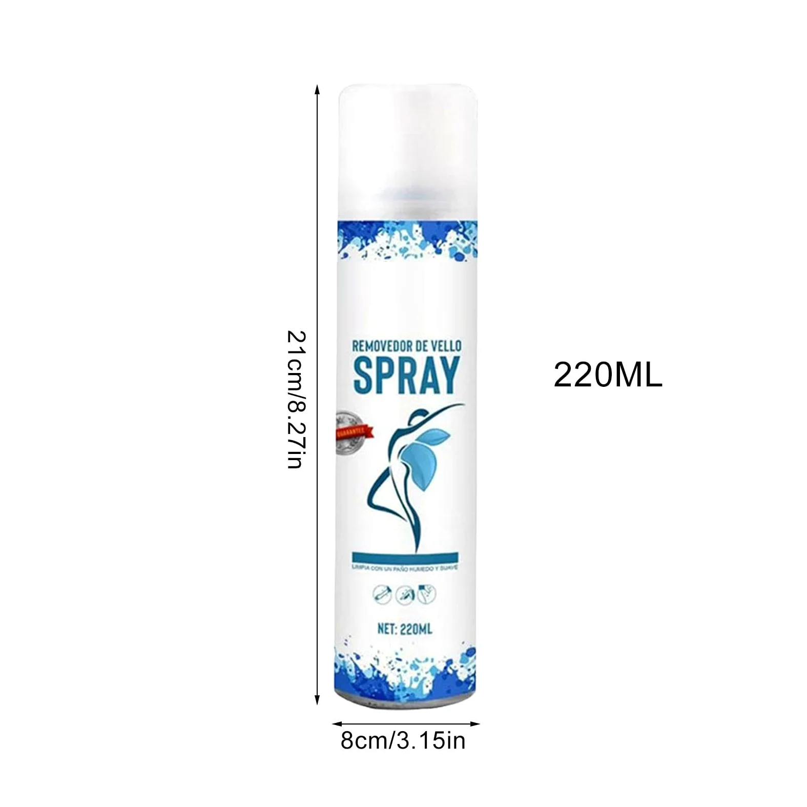 Body Hair Removal Spray 200 ml delikatna formuła bezpieczne dla wrażliwej skóry