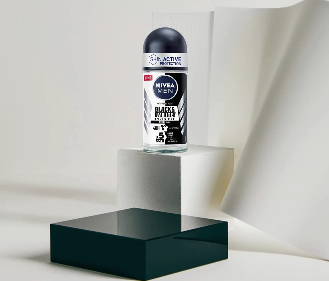 Nivea Black & White Invisible Original Dezodorant 6 x 50 ml