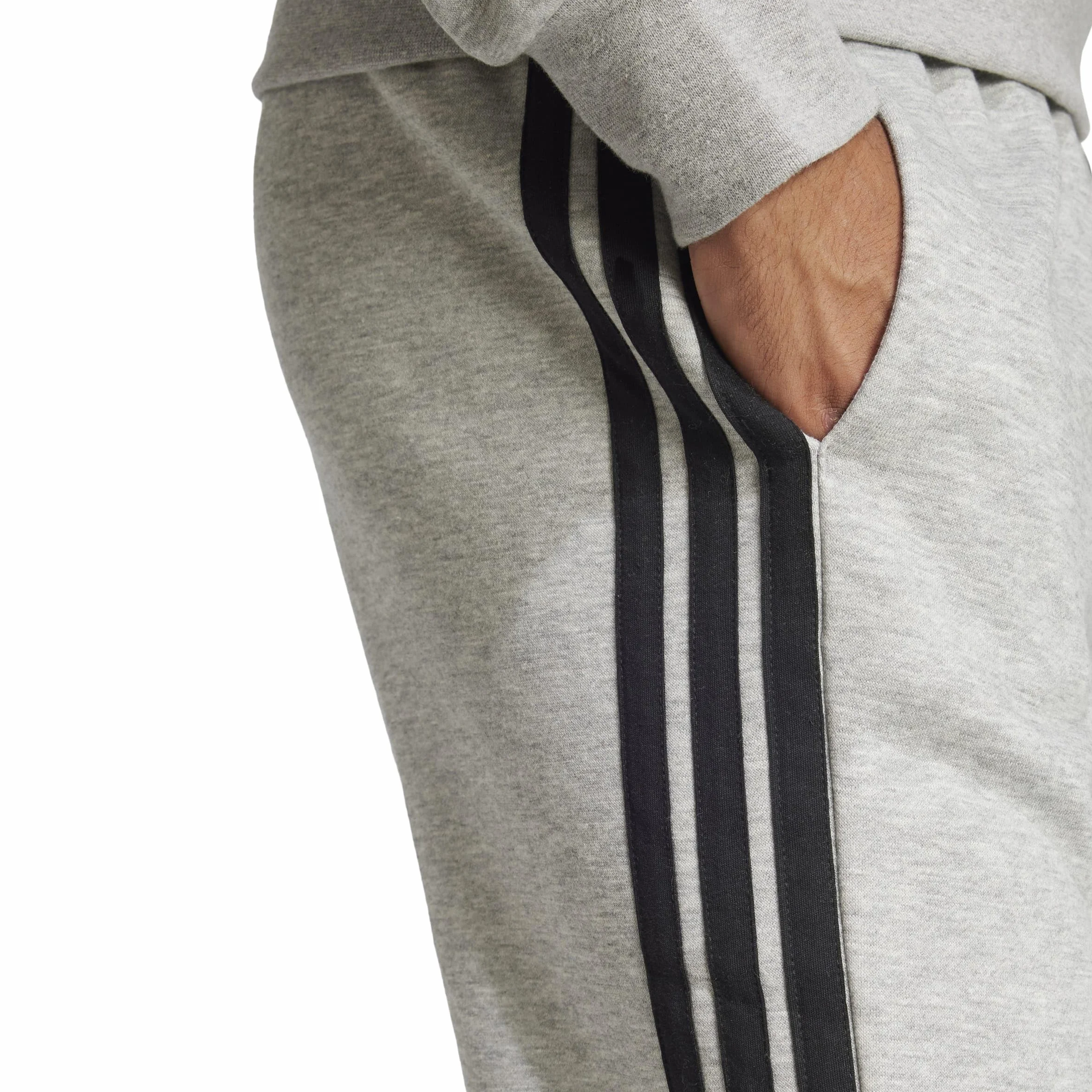 adidas Essential Three Stripes Fleece Pant - Spodnie golfowe Mężczyźni