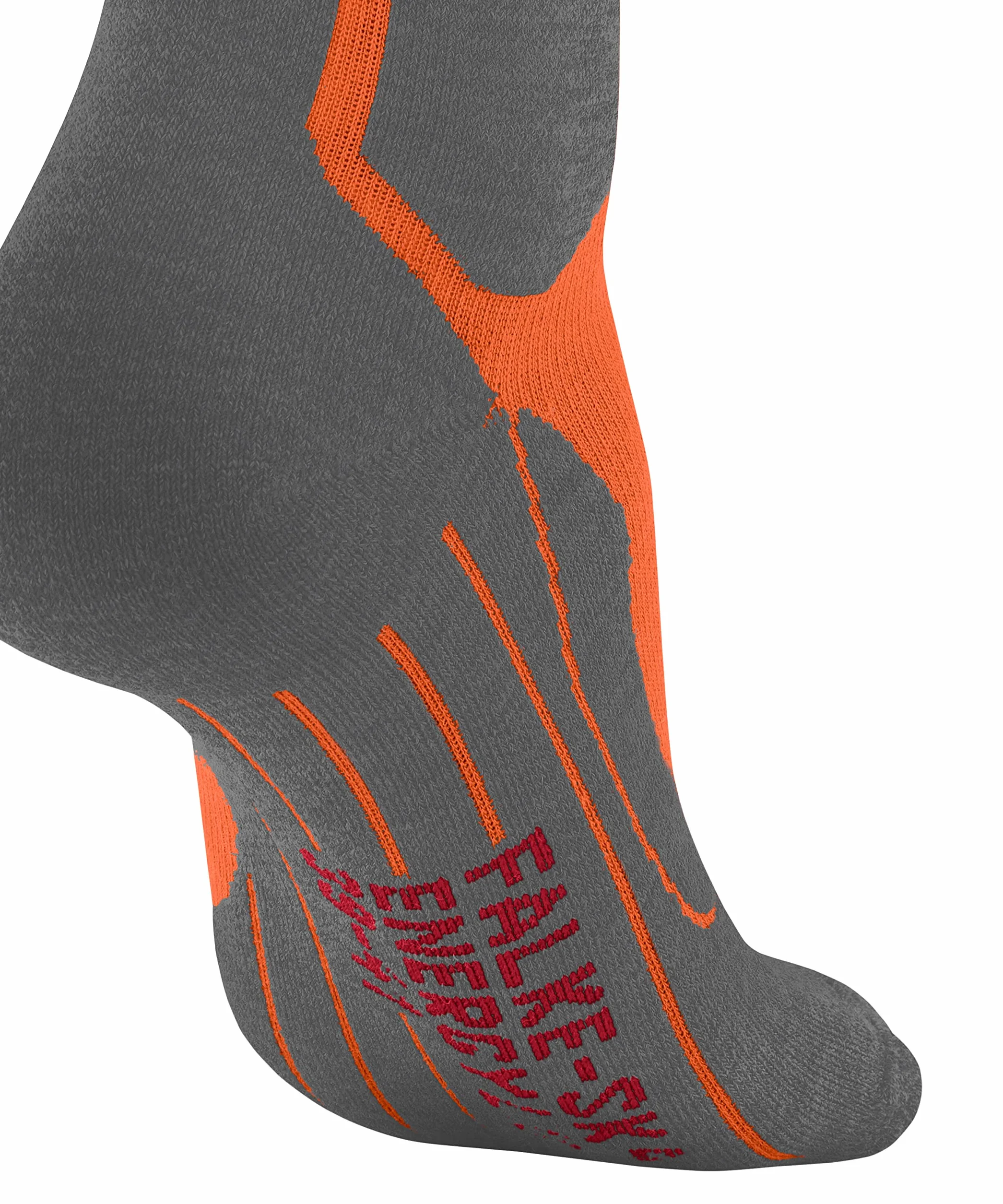 FALKE Mężczyźni Skarpety narciarskie SK4 Energizing Light M Kh Wełna kompresyjne 1 Para, Pomarańczowy Flash Orange 8034, 42-43