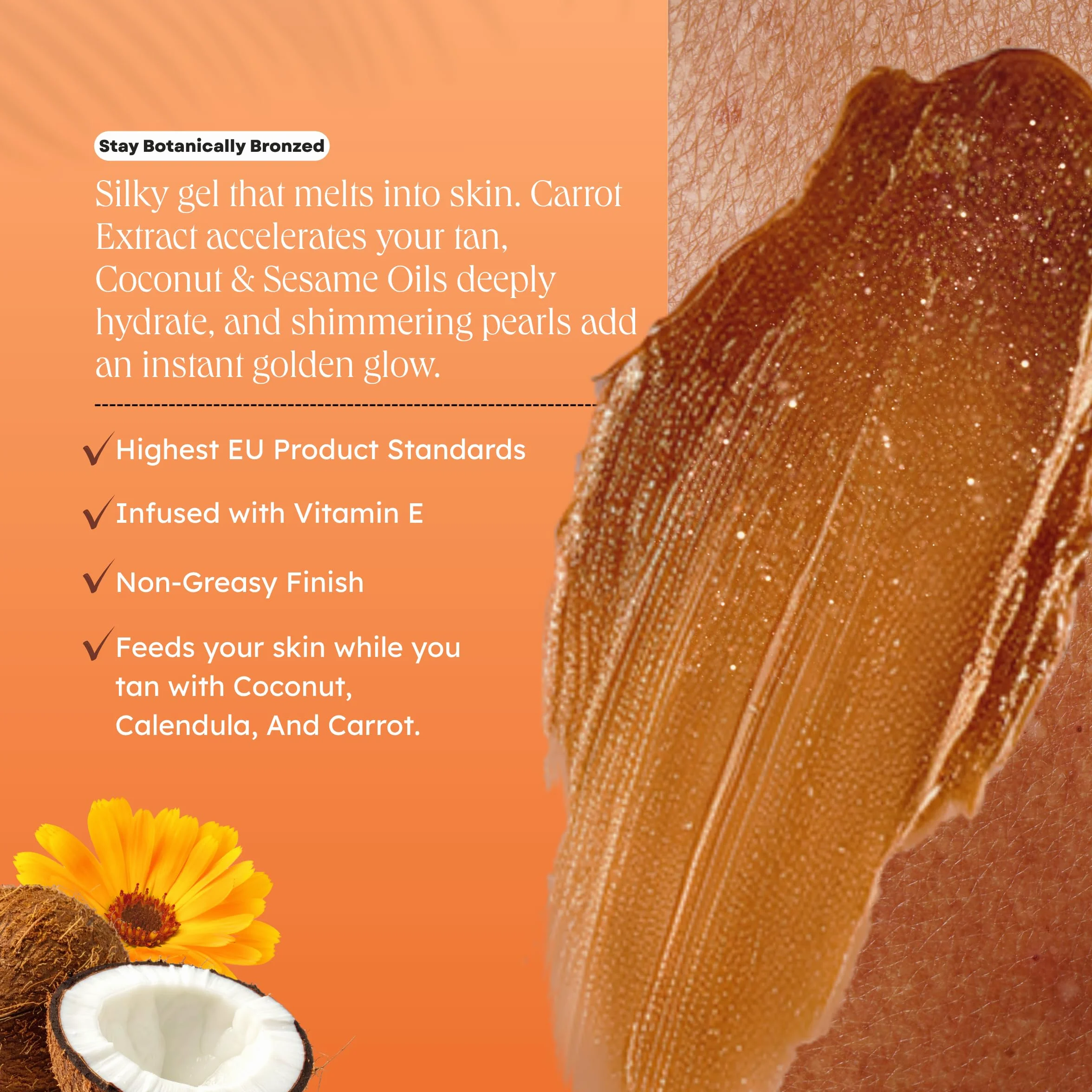 Carroten Gold Tanning Gel 150 ml przyspieszacz opalania z perłami