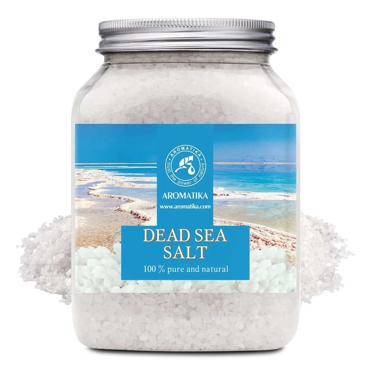 Dead Sea Salt 1000g - Pure Natural Bath Salts for Relaxation & Stress Relief
