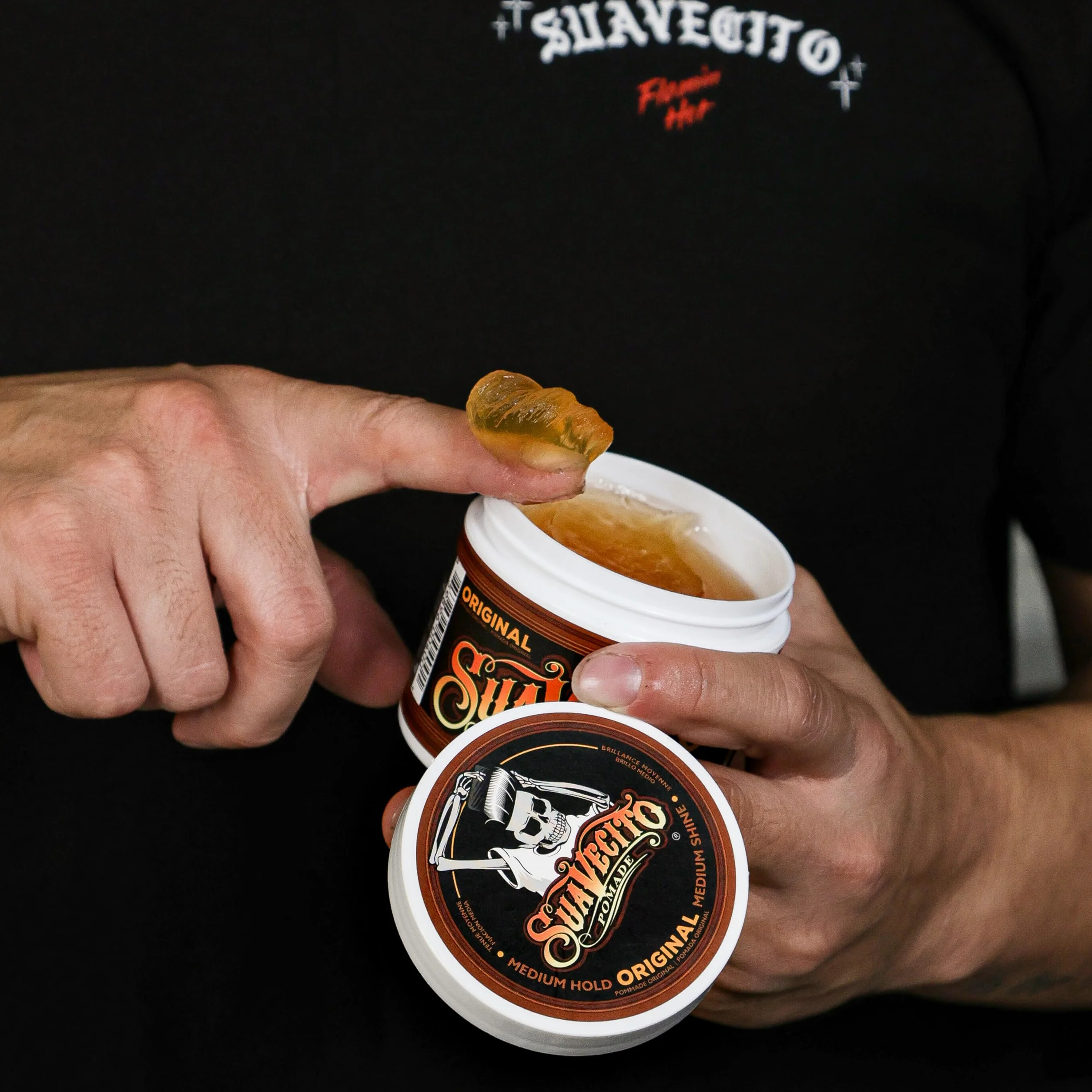 Suavecito Pomade Original Hold, Medium Hold Hair Pomade For Men, Medium Shine Water Based Wax, 4oz/113g