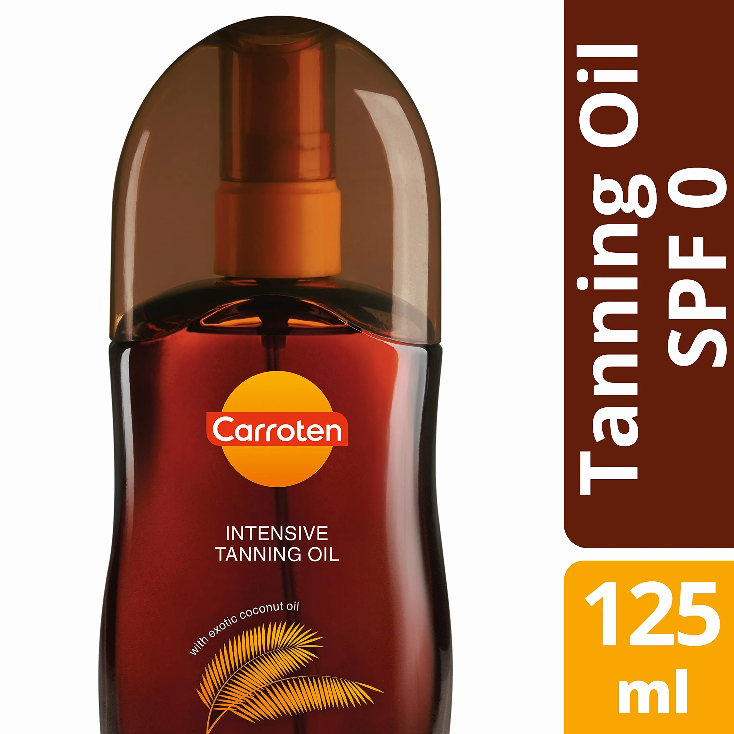 Carroten Intensive Tanning Oil 250 ml (2 sztuki) – przyspieszacz opalania z olejkami marchewkowymi i kokosowymi – wegański olejek do opalania z witaminami A & E