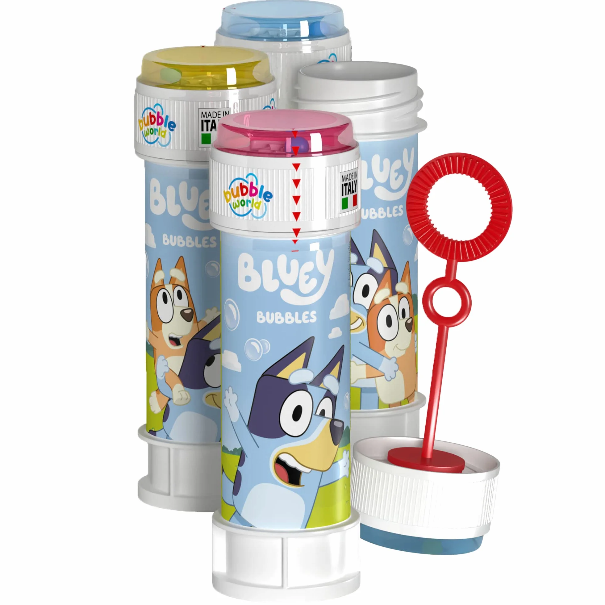 DULCOP - Bluey Bubbles - Bąbelki mydlane - 60 ml - 047337 - Niebieski - Plastik - Licencjonowany - Zabawka dla dzieci - Gra na świeżym powietrzu - Gra letnia - Od 3 lat