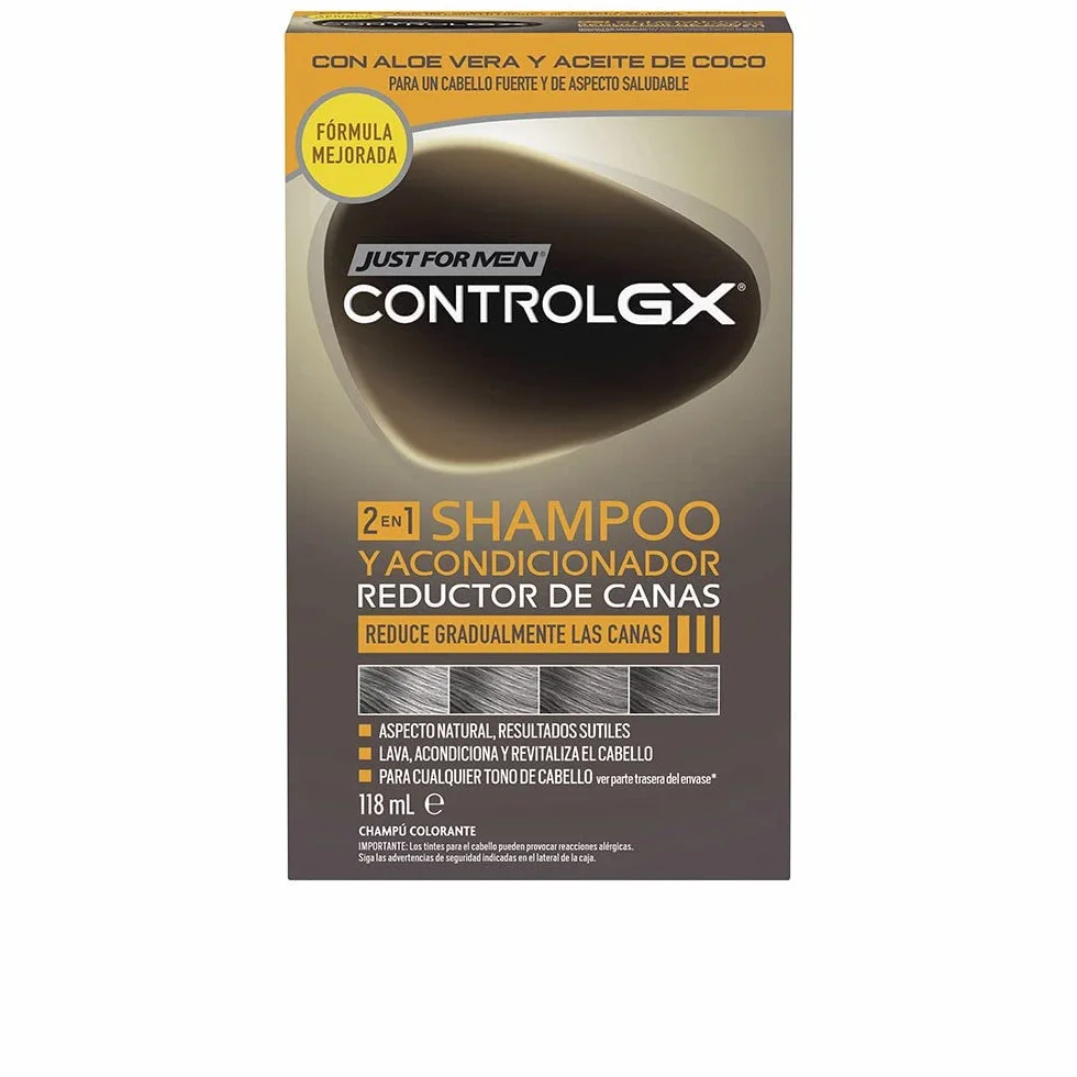 Just For Men Control Gx Szampon, Brązowy, 118 ml