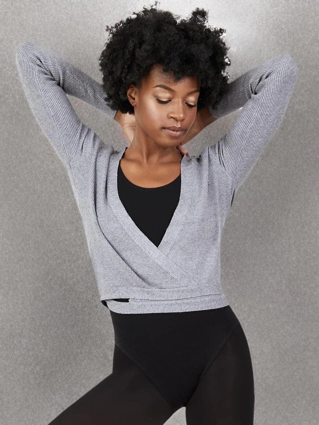 Capezio damski sweter 11381W szary L