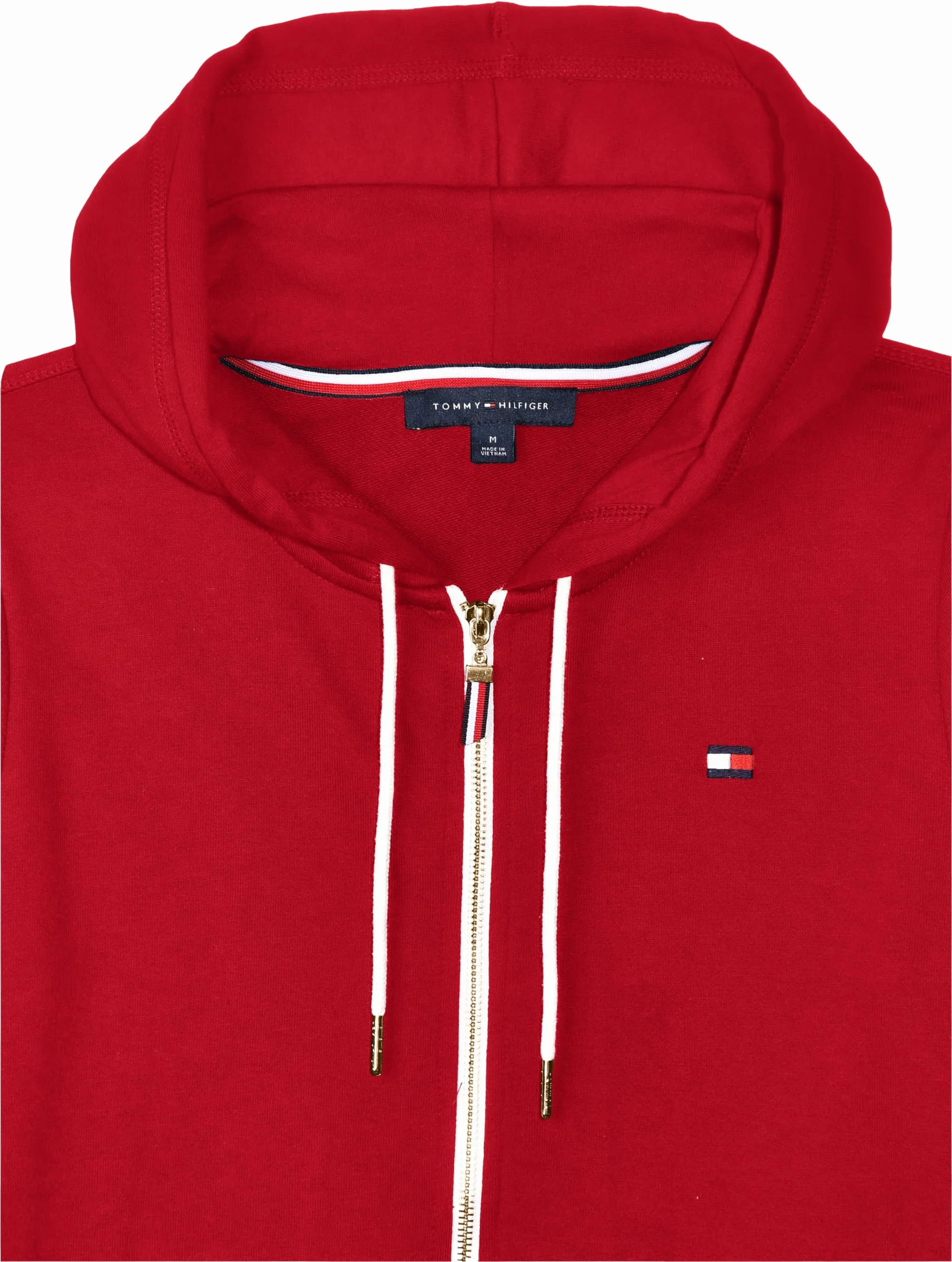 Tommy Hilfiger Bluza z kapturem damski FRENCH TERRY ZIP HOODIE - SOLID