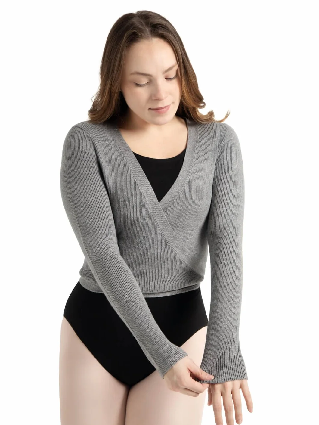 Capezio damski sweter 11381W szary L