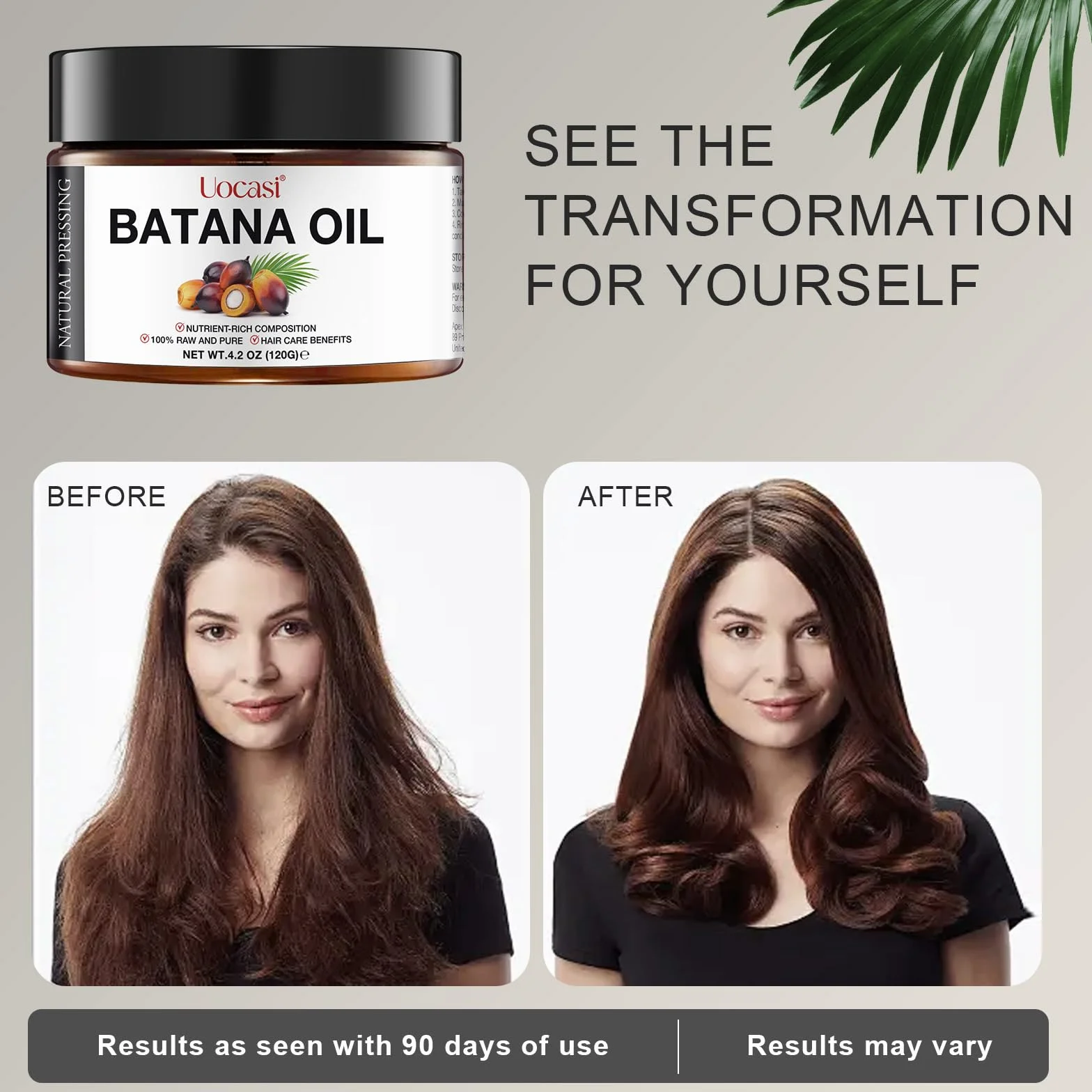 Surowy olej batana 120g naturalny czysty organiczny do wzrostu włosów