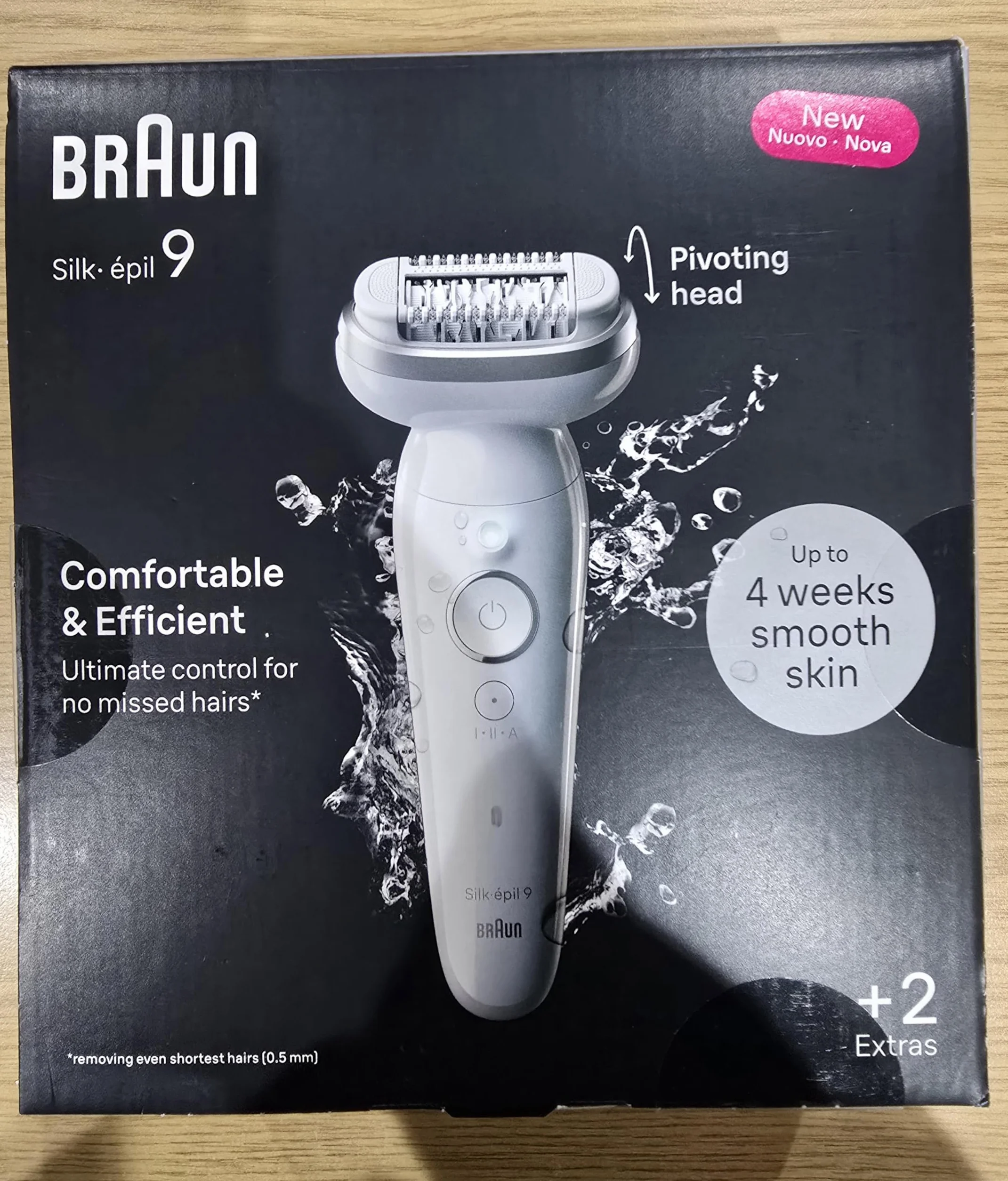 Braun Silk-épil 9 depilator damski/depilator do długotrwałego usuwania włosów, jedwabiście gładka skóra, na mokro i sucho, wyprodukowano w Niemczech, 9-011, biały/srebrny