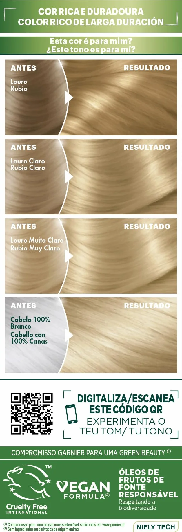 Garnier Nutrisse Farba do Włosów, Rubio Muy Claro 9.0, 25.4 x 5.1 x 6.9 cm