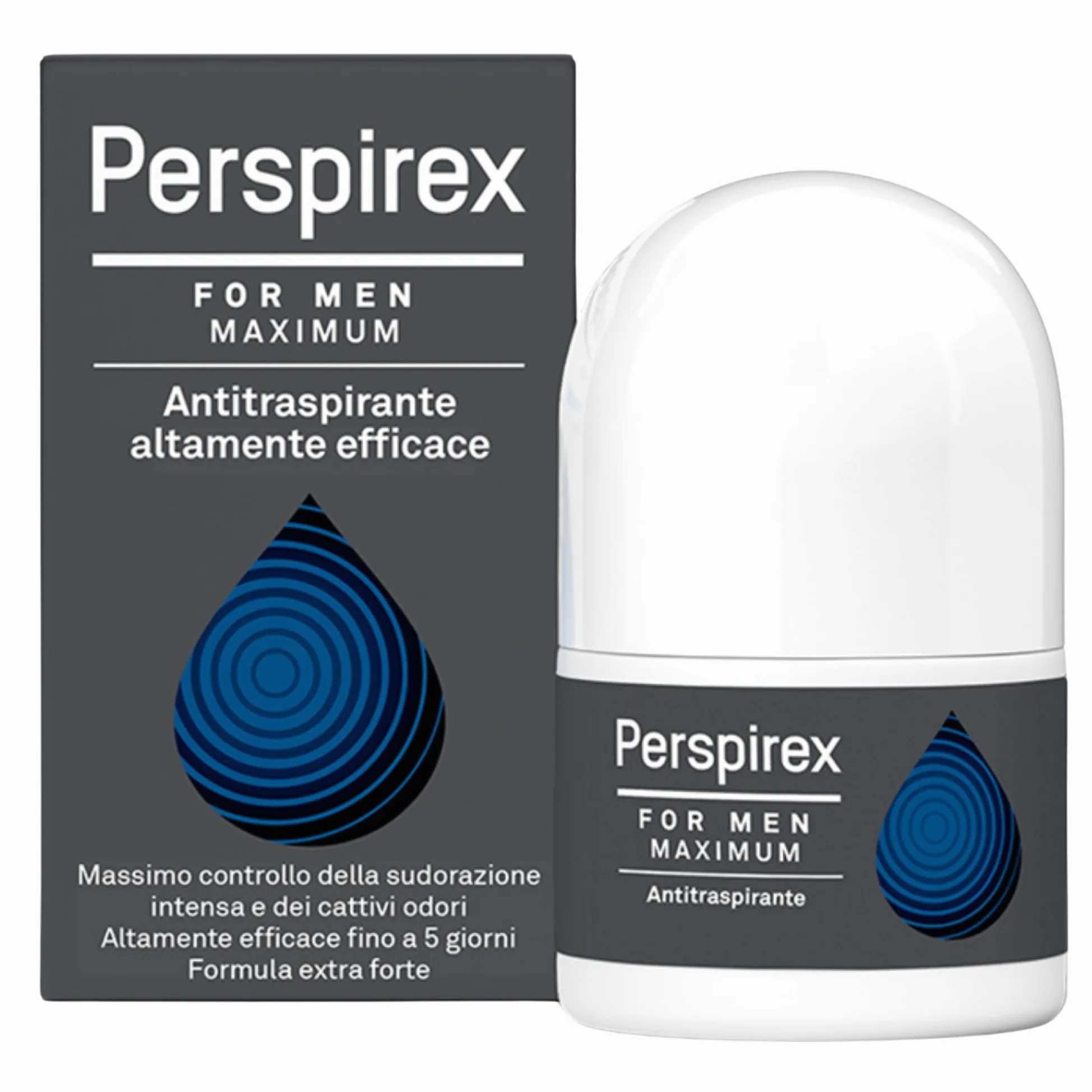 PERSPIREX Antyperspirant Roll-On 20 ml dla Mężczyzn, Skuteczny Przeciw Potowi