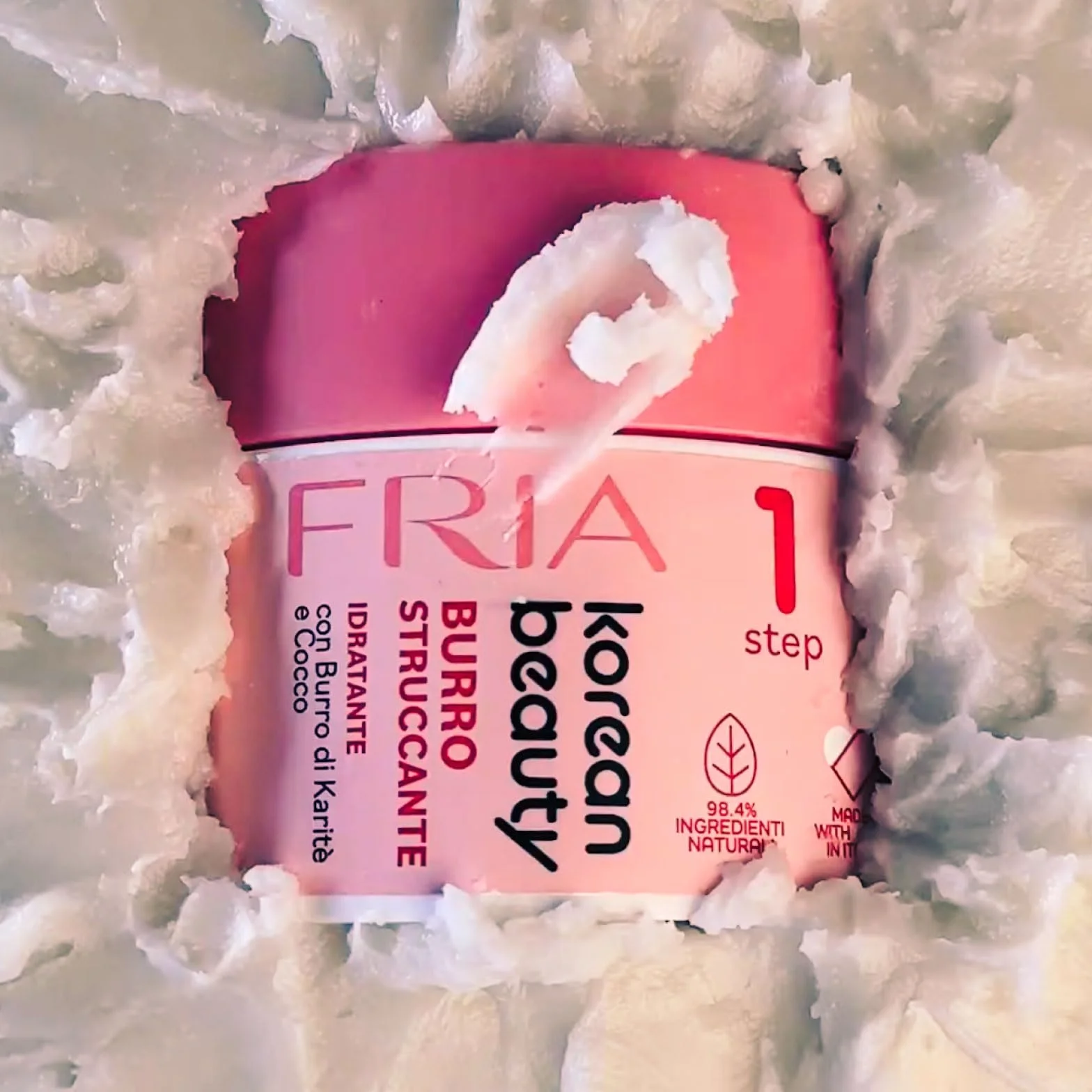 Fria Korean Beauty masło do demakijażu, wodoodporny makijaż, przetestowany na wrażliwych oczach i skórze, delikatny dla oczu i rzęs, opakowanie 80 ml