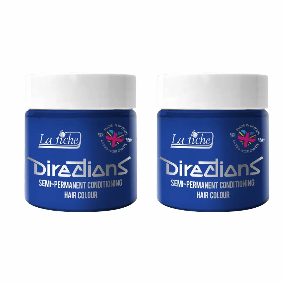 La Riche Directions półtrwała farba do włosów Atlantic Blue 100 ml 2 sztuki