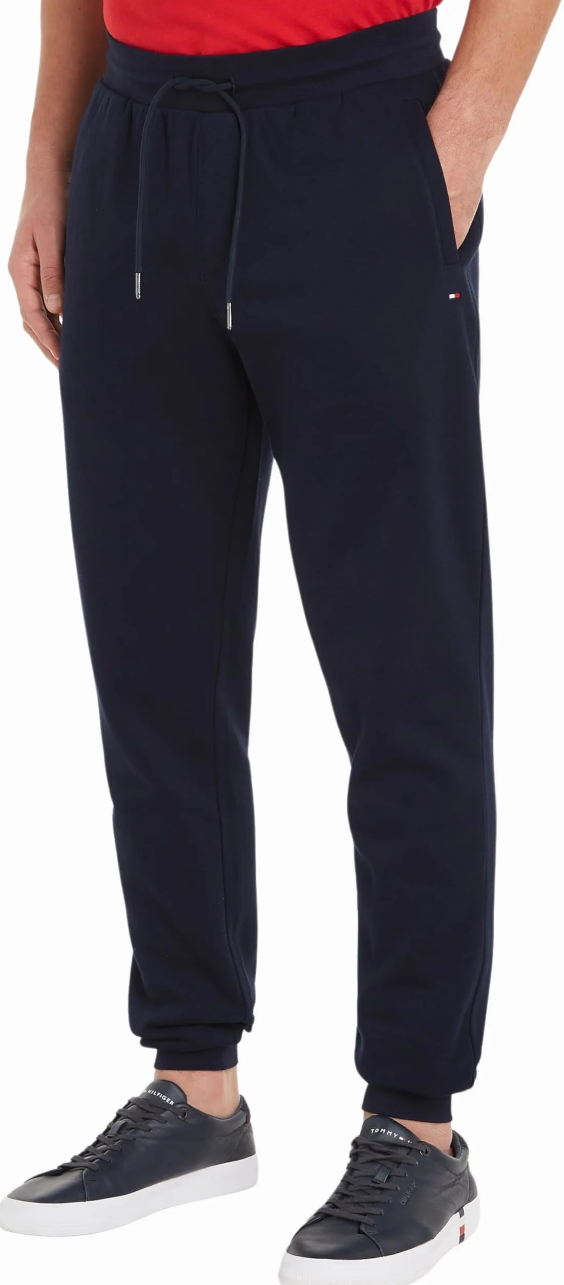 Tommy Hilfiger Flag Logo Sweatpant Mw0mw36142 - Spodnie dresowe Mężczyźni
