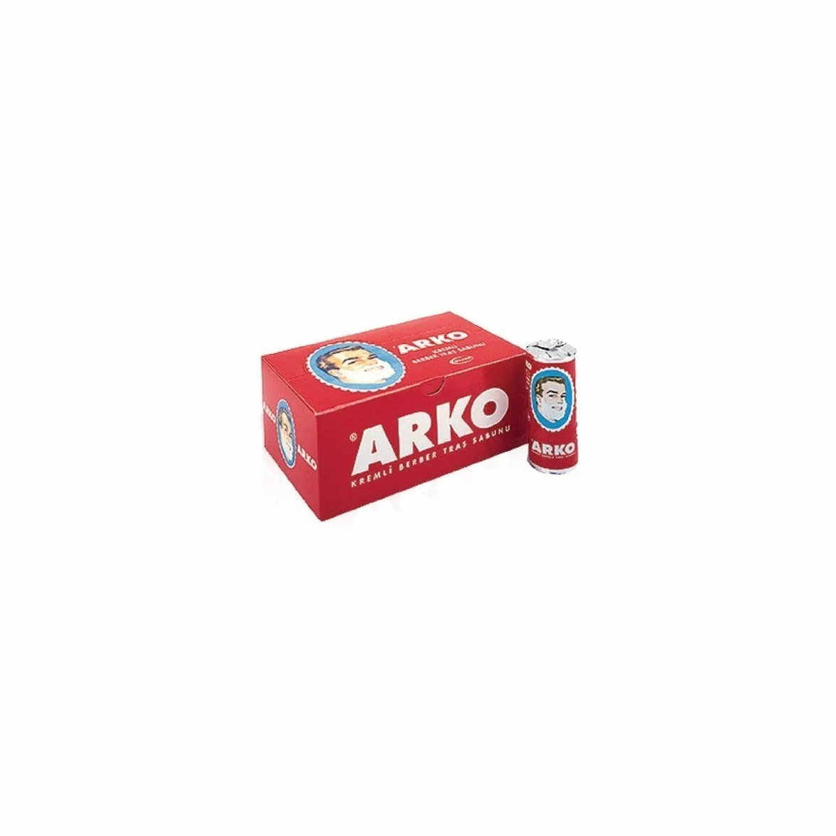 Rusty Bob - Original Traditionele Arko-nem mydło do golenia, krem do golenia [po goleniu][woda po goleniu] pianka do golenia – 3 sztuki mydła do golenia Arko