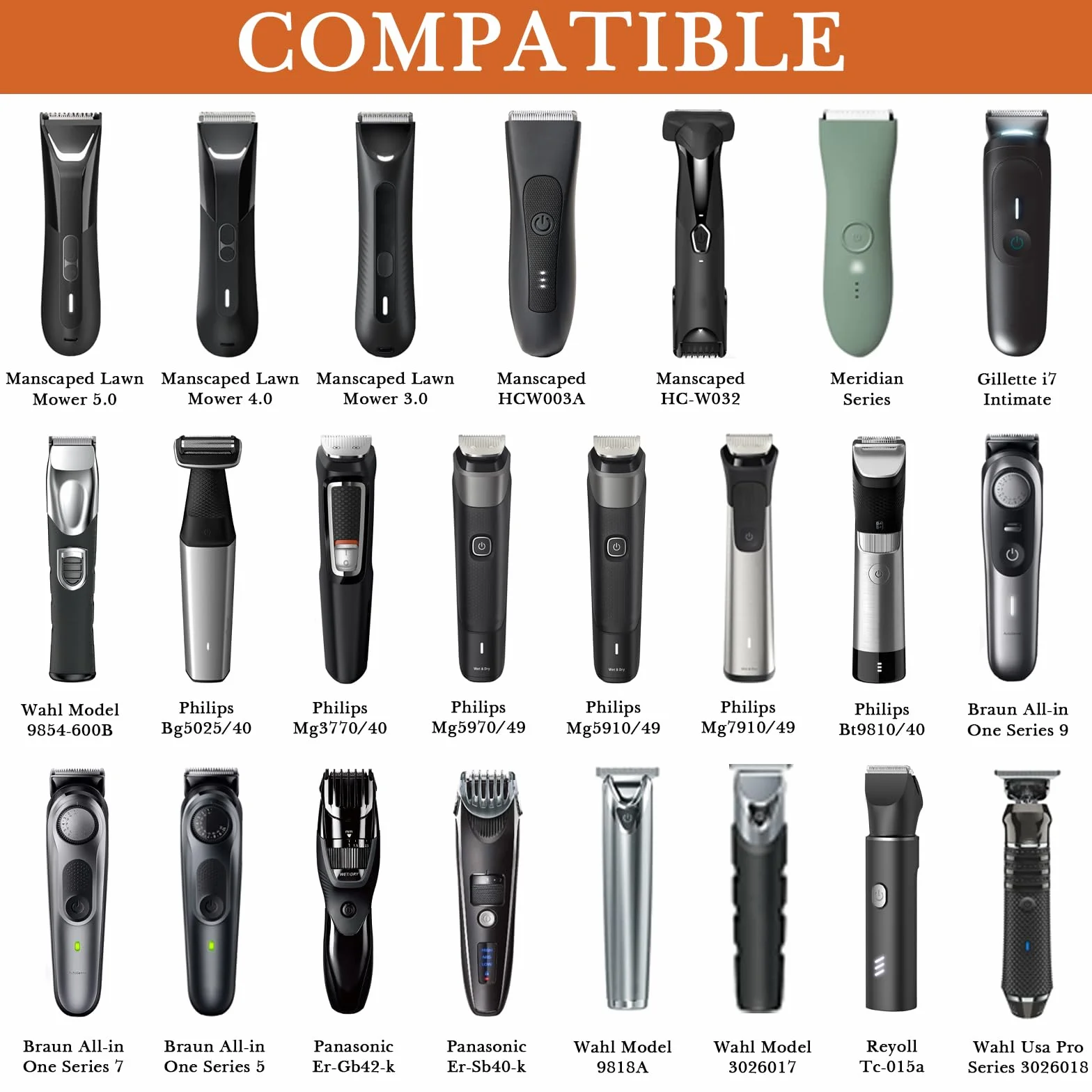 Etui podróżne Linkidea do trymera męskiego, kompatybilne z Philips Multigroom Series 5000, 7000, BG3740/40, MG7910/49, MG5910/49, etui podróżne do pielęgnacji trymera do brody (czarne)
