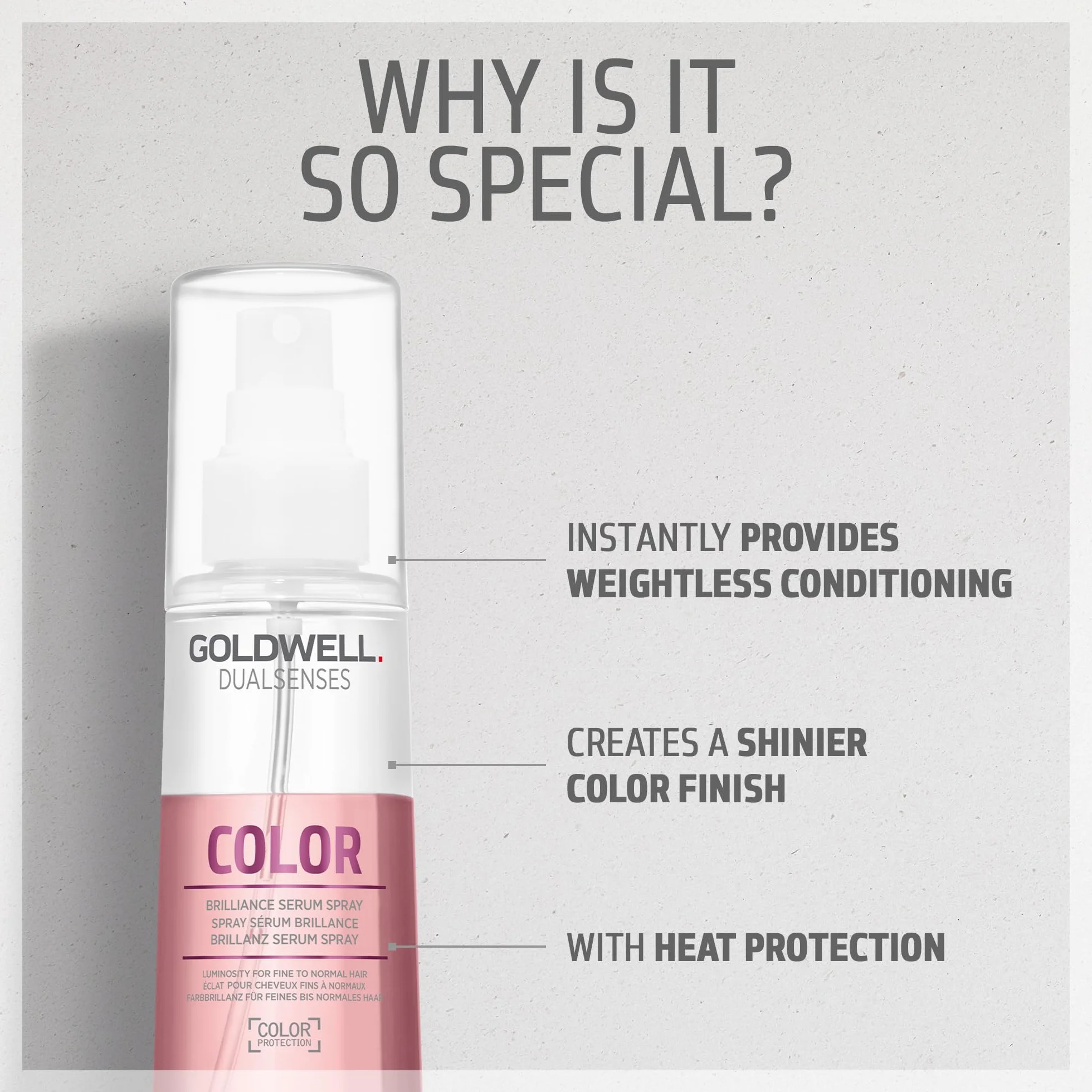 Goldwell Dualsenses Color Brilliance Serum Spray do włosów delikatnych i średnich, 150 ml