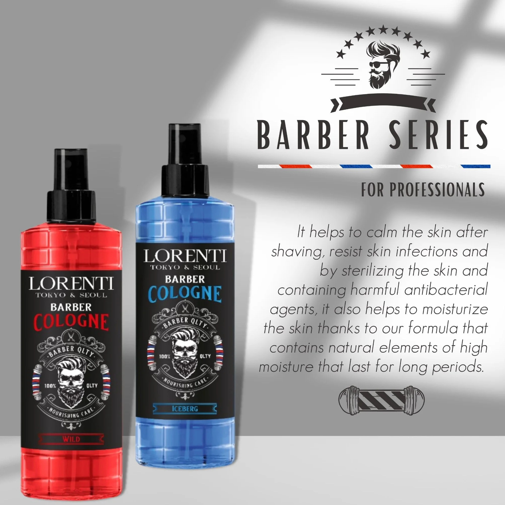 LORENTI TOKYO & SEOUL Woda kolońska 400 ml WILD spray po goleniu dla mężczyzn EDC