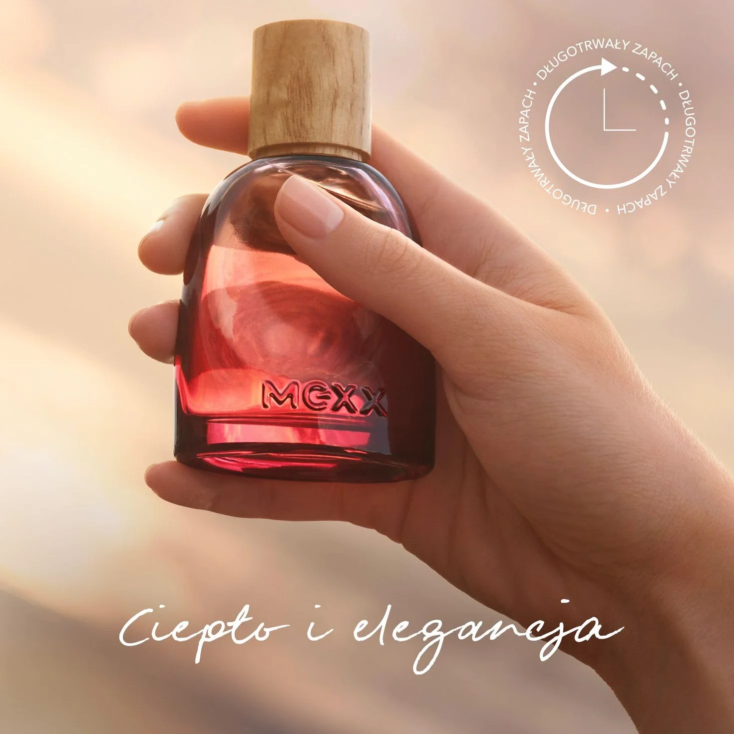 Mexx Inspired Warmth Woda Perfumowana dla Kobiet o Owocowo-Ambrowym Zapachu, 50 ml