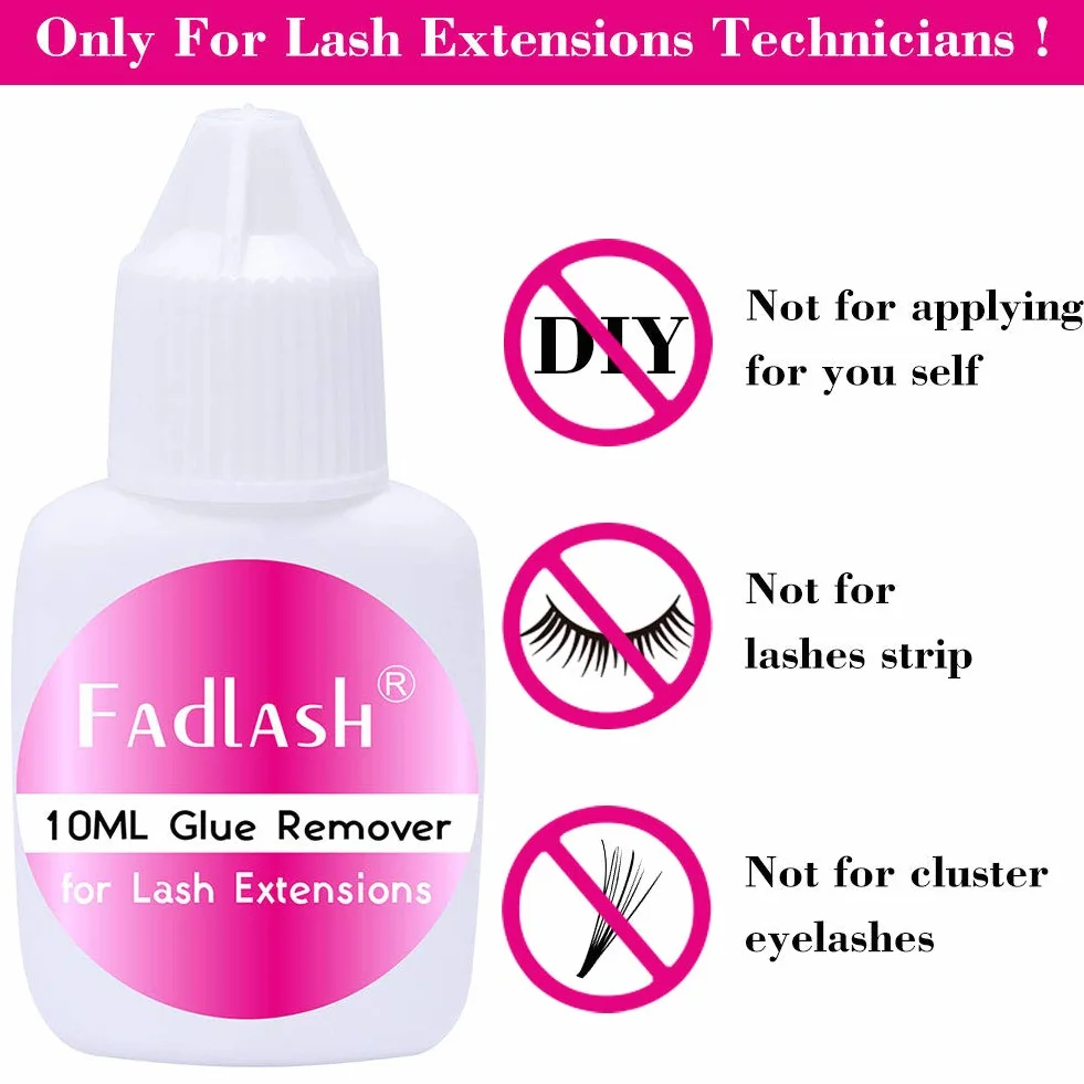 FADLASH Zmywacz kleju do przedłużania rzęs 5ml Profesjonalny kremowy zmywacz kleju do przedłużania rzęs (zmywacz kleju-5ml)