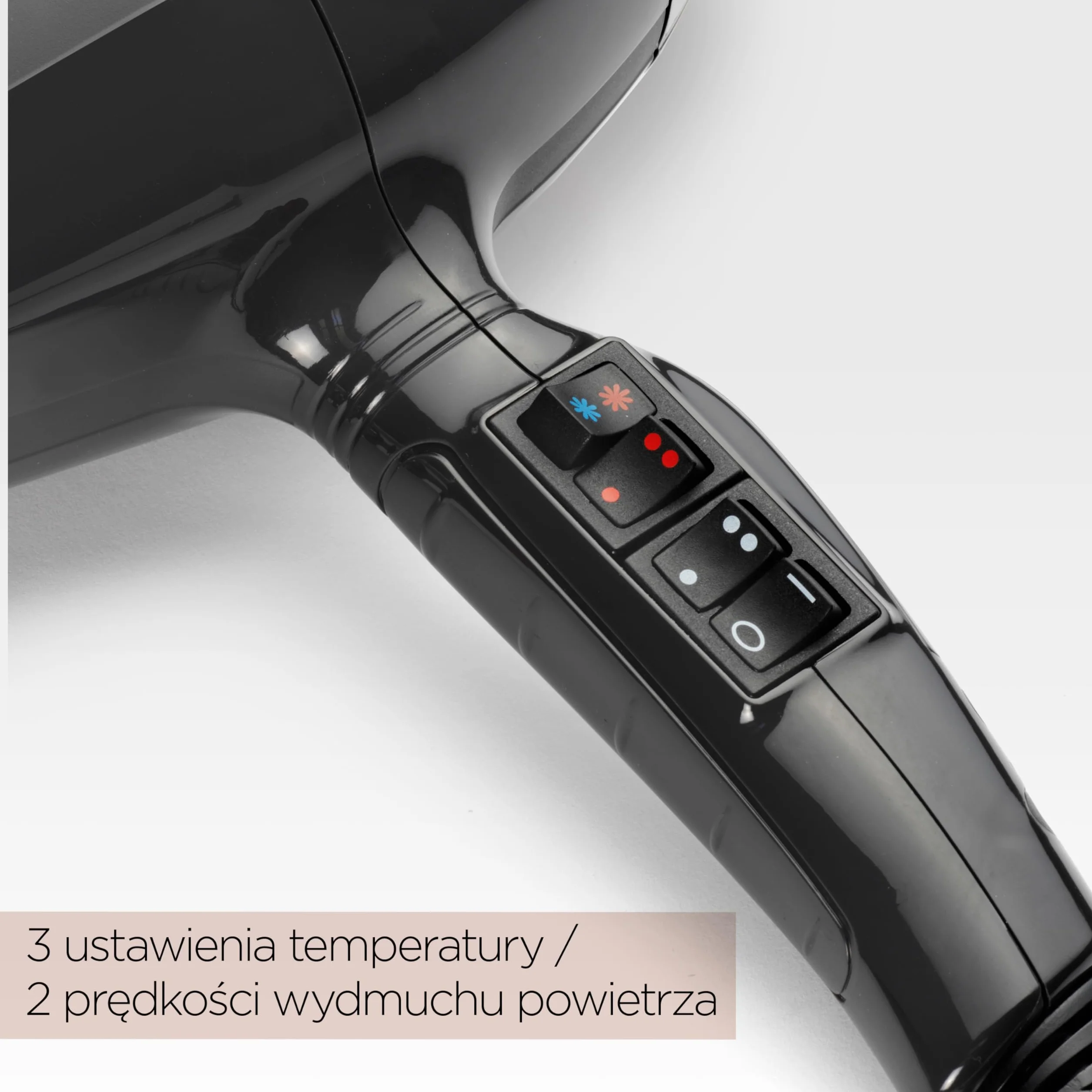 BaByliss Italian Air Pro Suszarka 2200 W Jonizacja Czarna 6719DE
