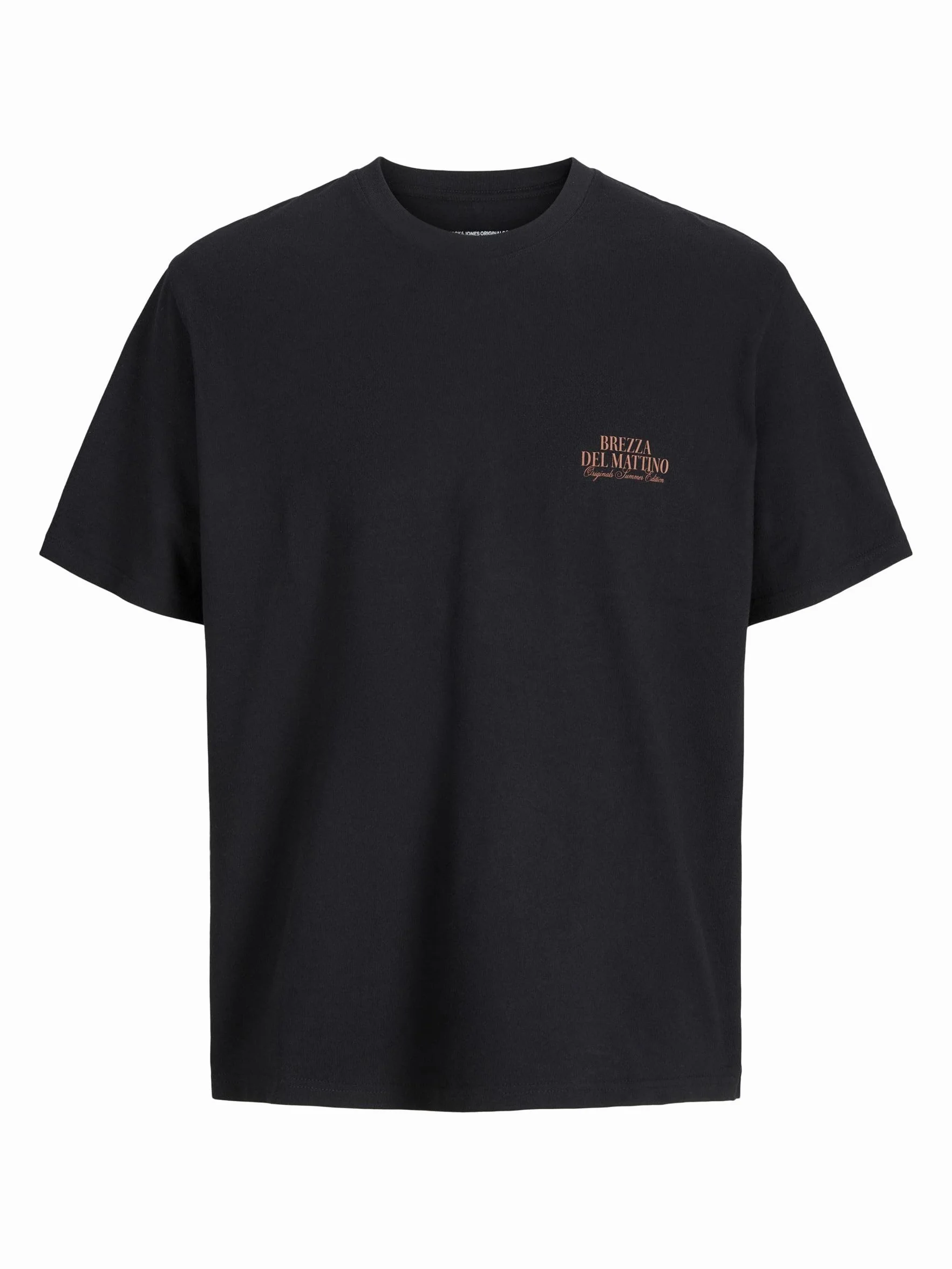 JACK & JONES Jorhydra Photo Tee Ss Crew Neck męska koszulka, czarny, L