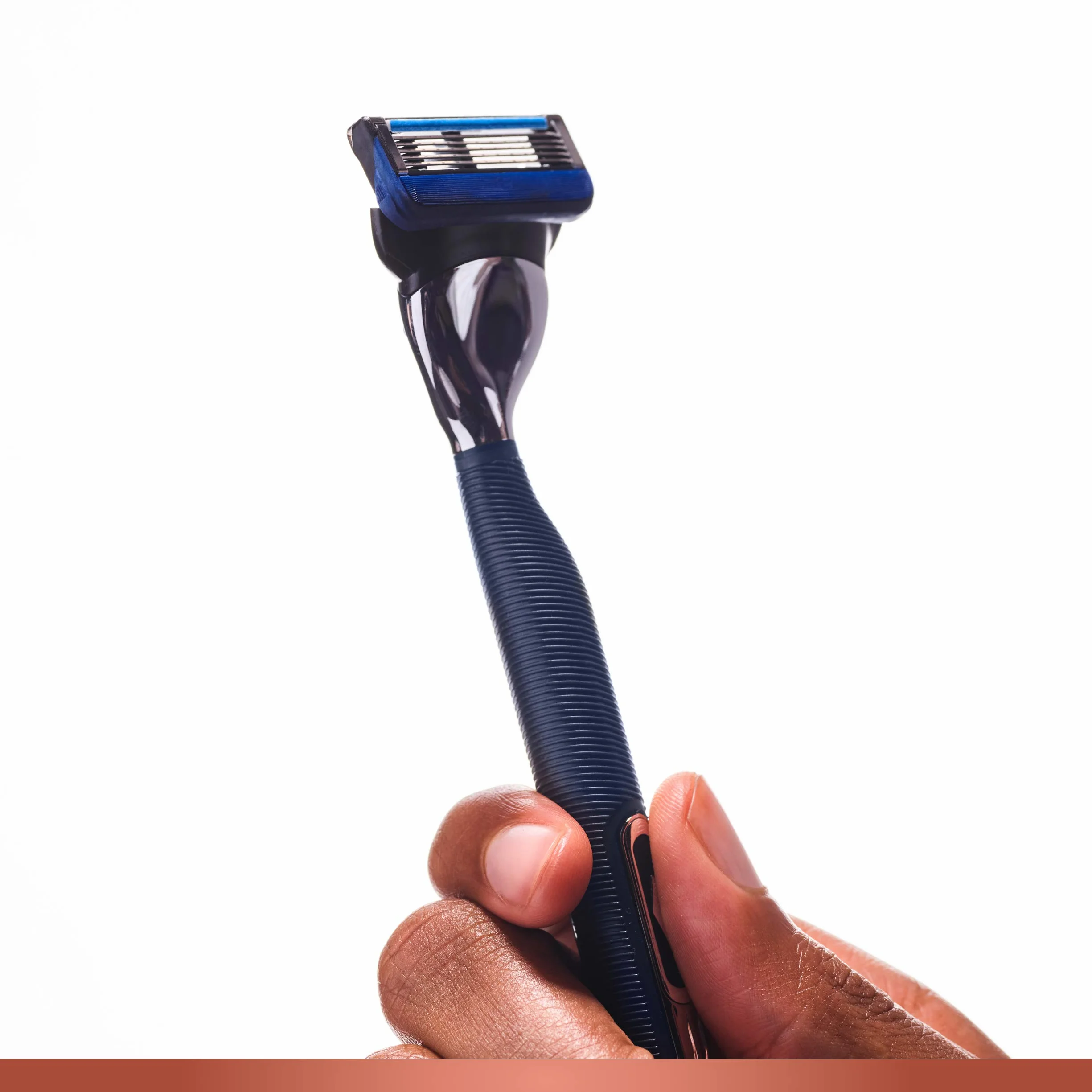 Gillette King C. Golarka męska z trymerem do precyzyjnego golenia, granatowa