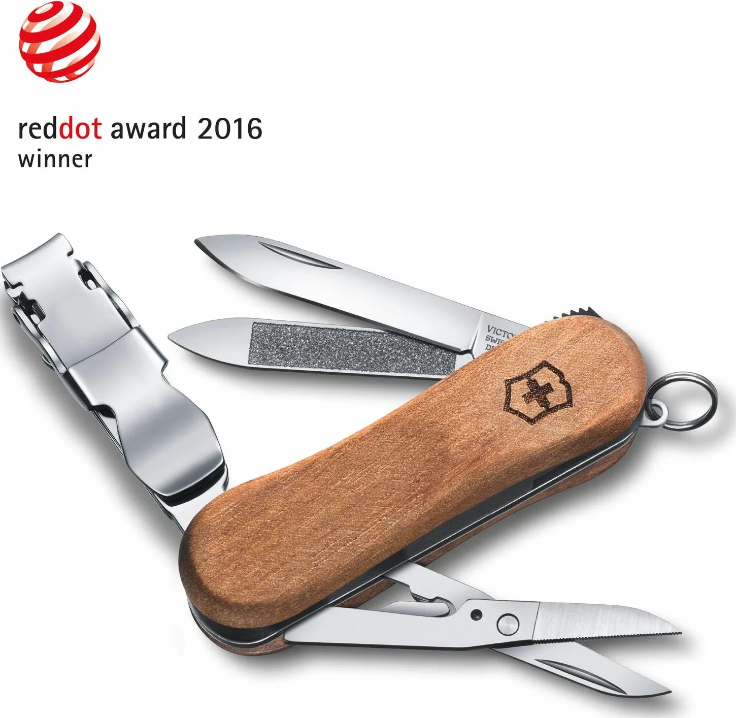 Victorinox Holz Nagelknipser 580 6 Funktionen Nussbaumholz
