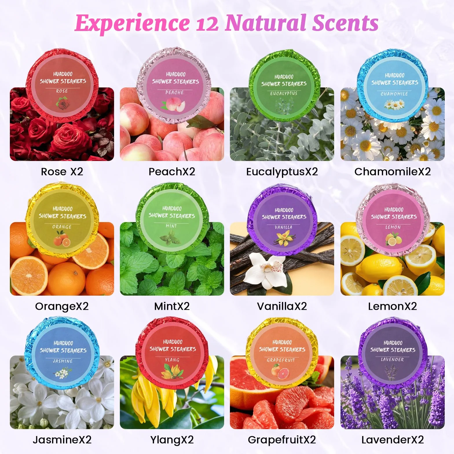Aromatherapy dla kobiet lub mężczyzn, 24 szt. Naturalne bomby z olejkami eterycznymi Eukaliptus, samoopieka nad stresem i relaksem prezenty na urodziny Boże Narodzenie podróż Essentials