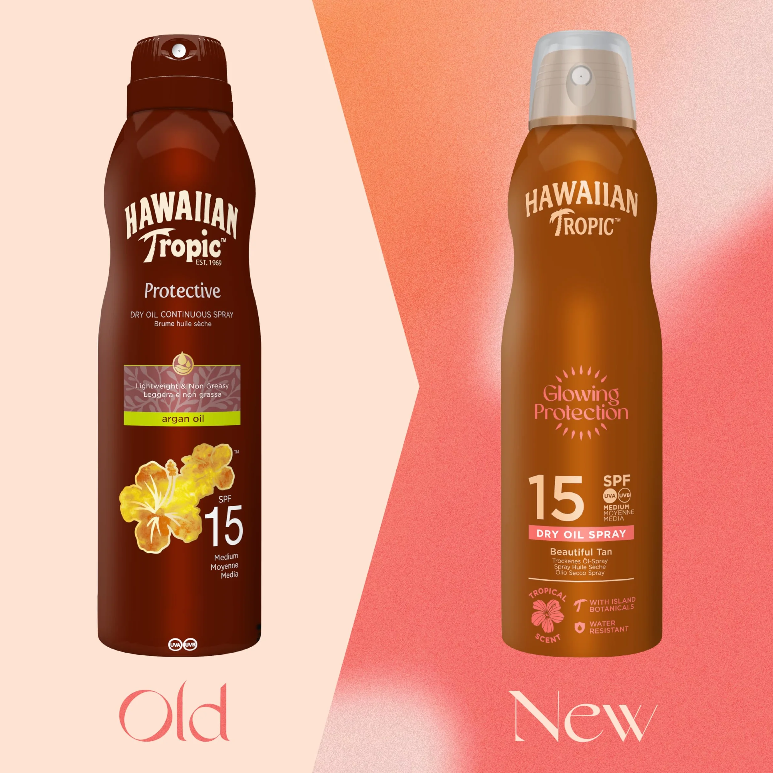 Hawaiian Tropic olejek arganowy w sprayu LSF15 177 ml