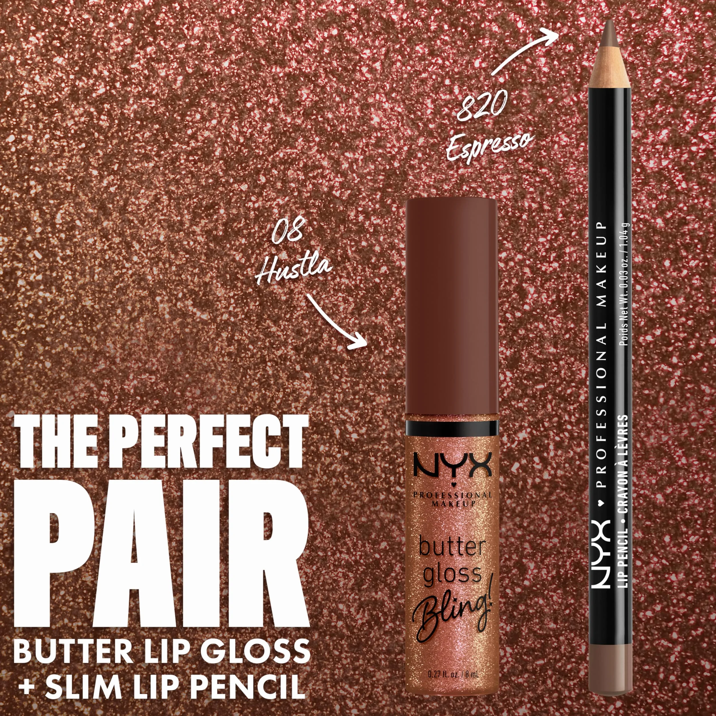 NYX Professional Makeup Slim Lip Pencil 820 Espresso