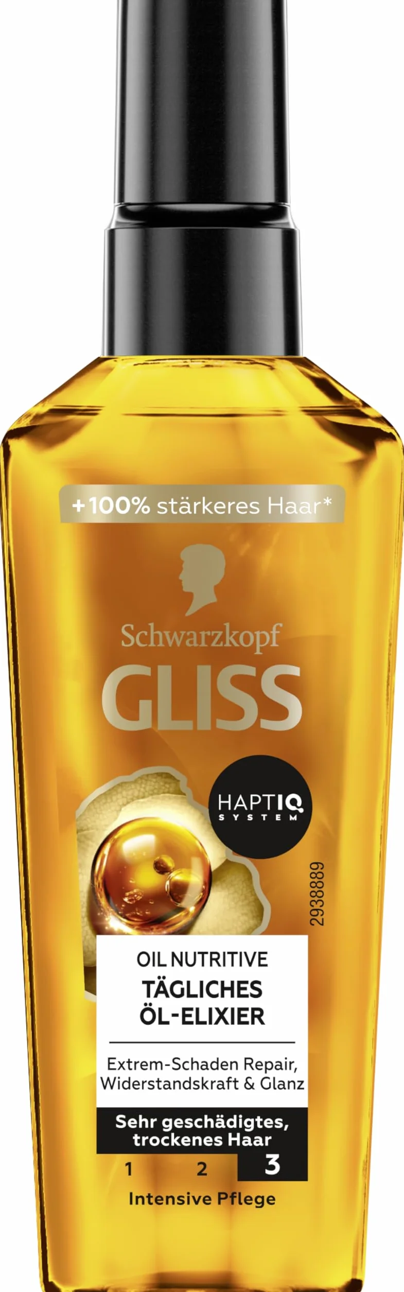 Gliss Olejek do włosów codzienny eliksir olejowy (75 ml), olejek do włosów suchych pielęgnuje i uszlachetnia włosy bez natłuszczania, z olejkiem arganowym i witaminą E
