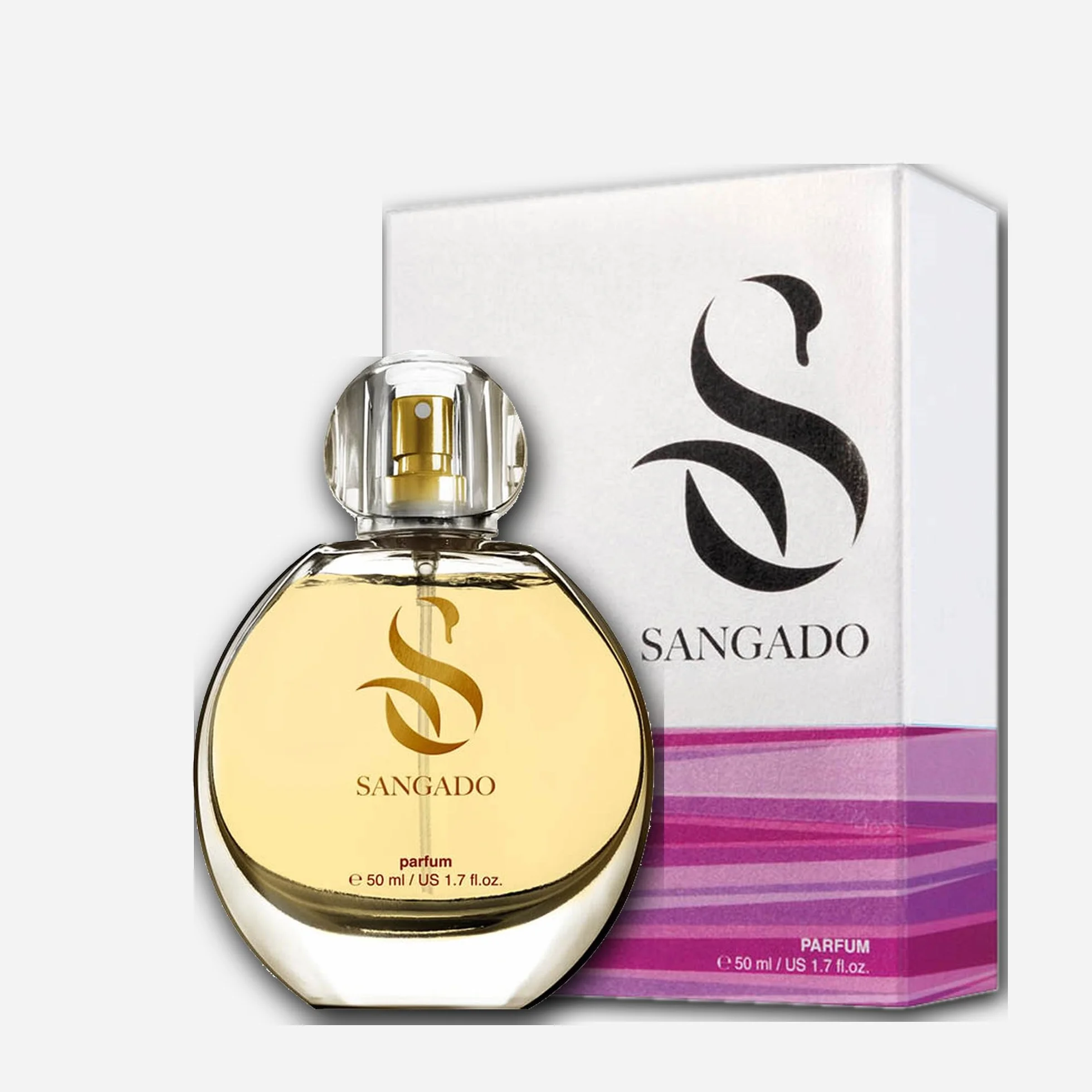 MADEMOISELLE DECHAMPS przez SANGADO, Perfumy dla kobiet (parfum), 8-10 godzin długotrwałego utrzymywania się, Luksusowy zapach, 50 ml, Kod: 539