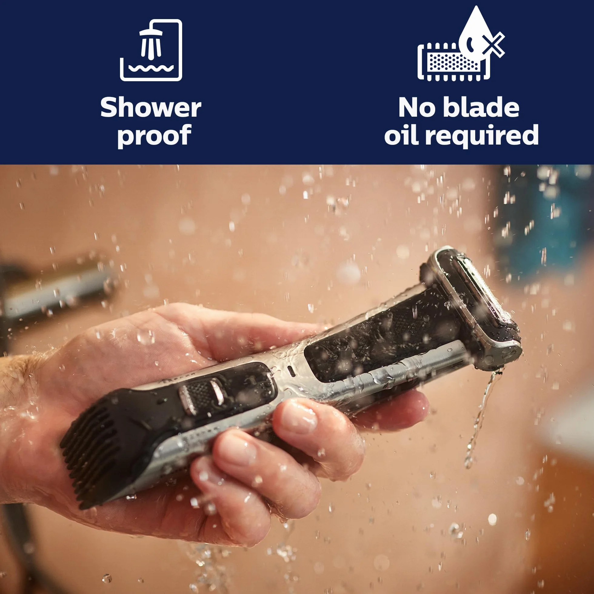 Philips Norelco Bodygroomer BG7030/49 trymer golarka odporny na prysznic przyjazny dla skóry