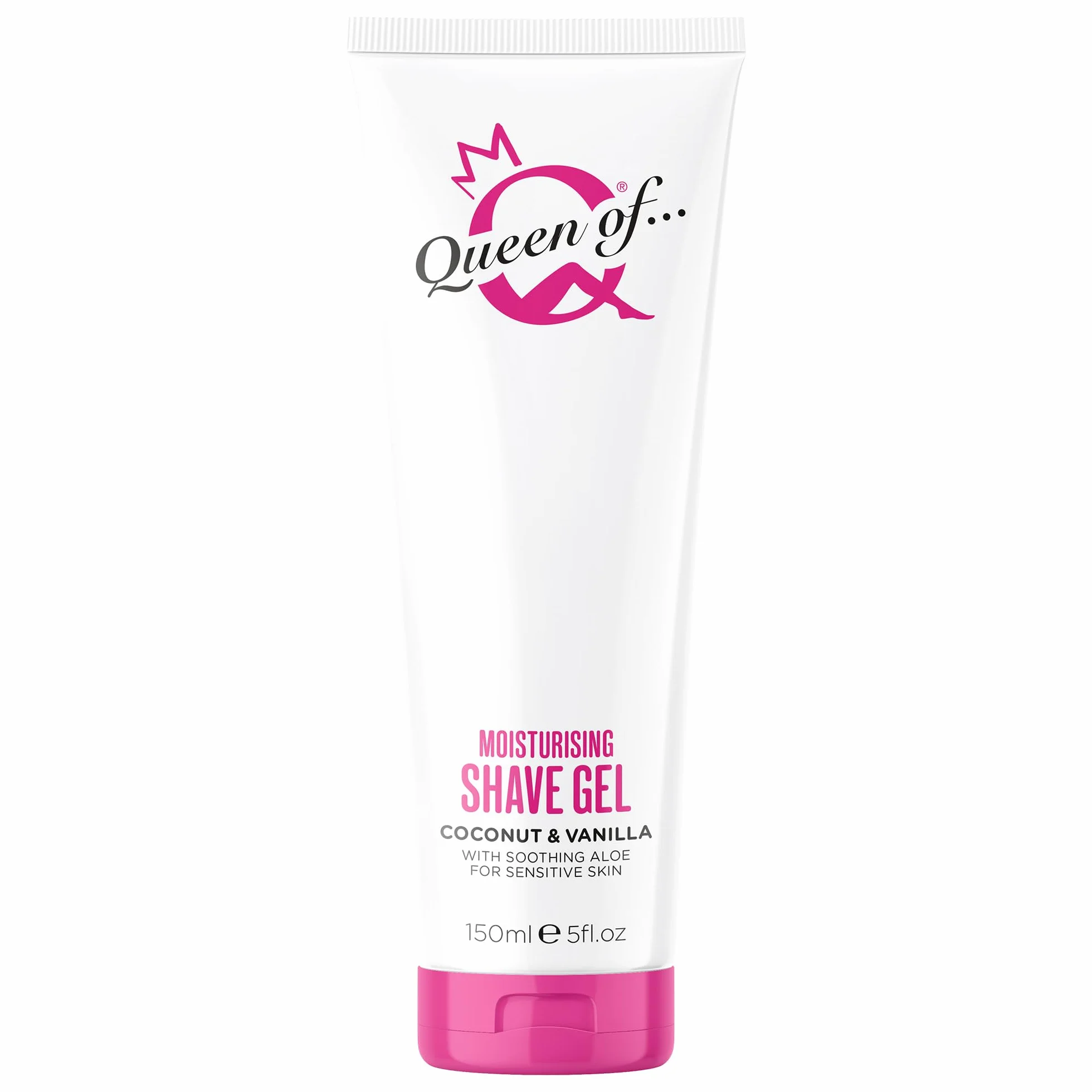Queen of Ooh la la! Sensitive Moisturising Coconut and Vanilla Shaving Gel For Women 150ml