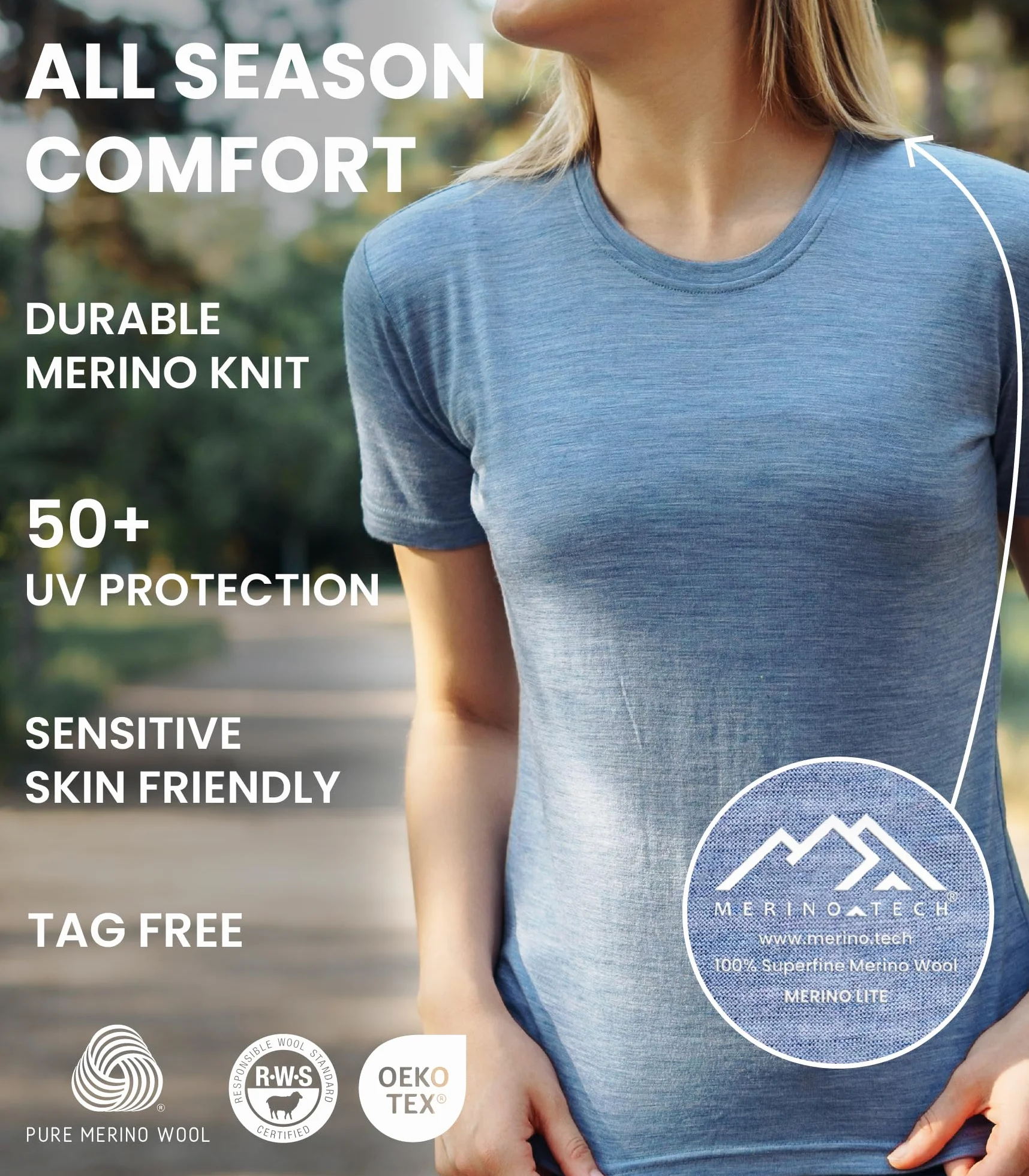Merino.tech Zestaw warstw podstawowych Kobiety Zestaw warstw podstawowych