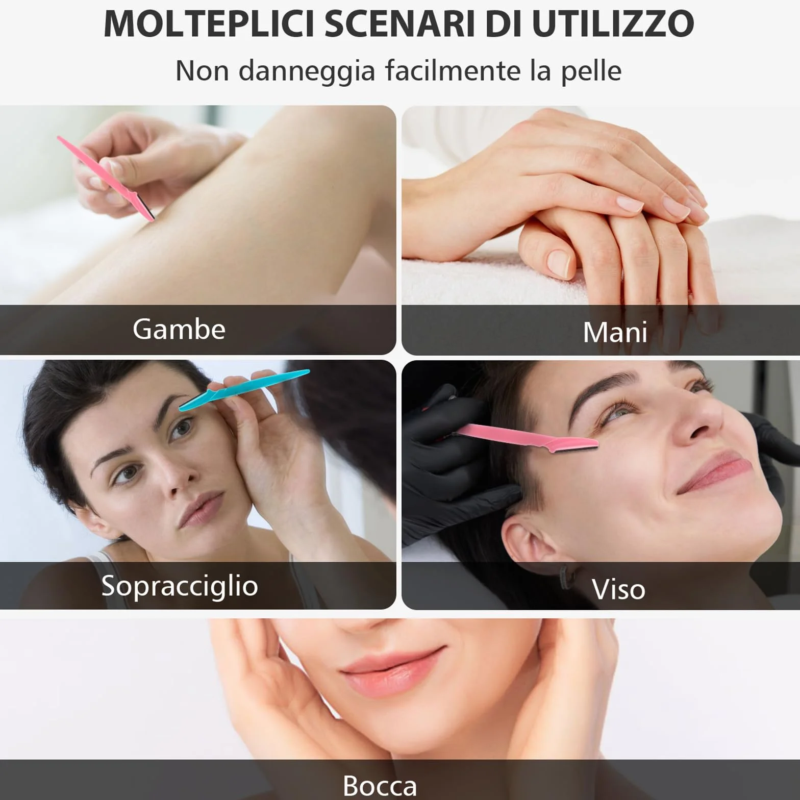 20 sztuk damskich golarek do brwi, golarki do twarzy, do brwi i dermaplaningu, peelingu, przycinania i kształtowania brwi, dla kobiet i mężczyzn