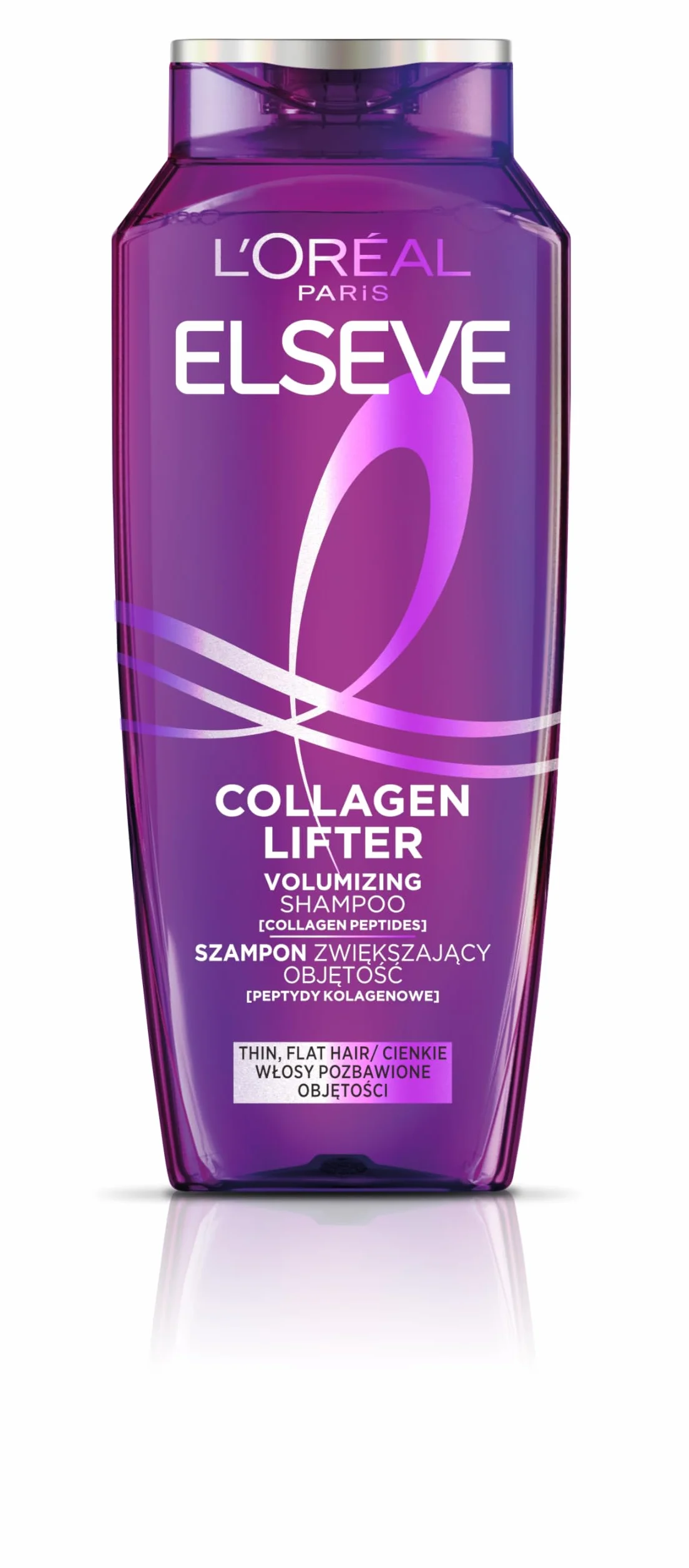 L'Oreal Paris Elseve Collagen Lifter Szampon zwiększający objętość do włosów cienkich, pozbawionych objętości 400 ml