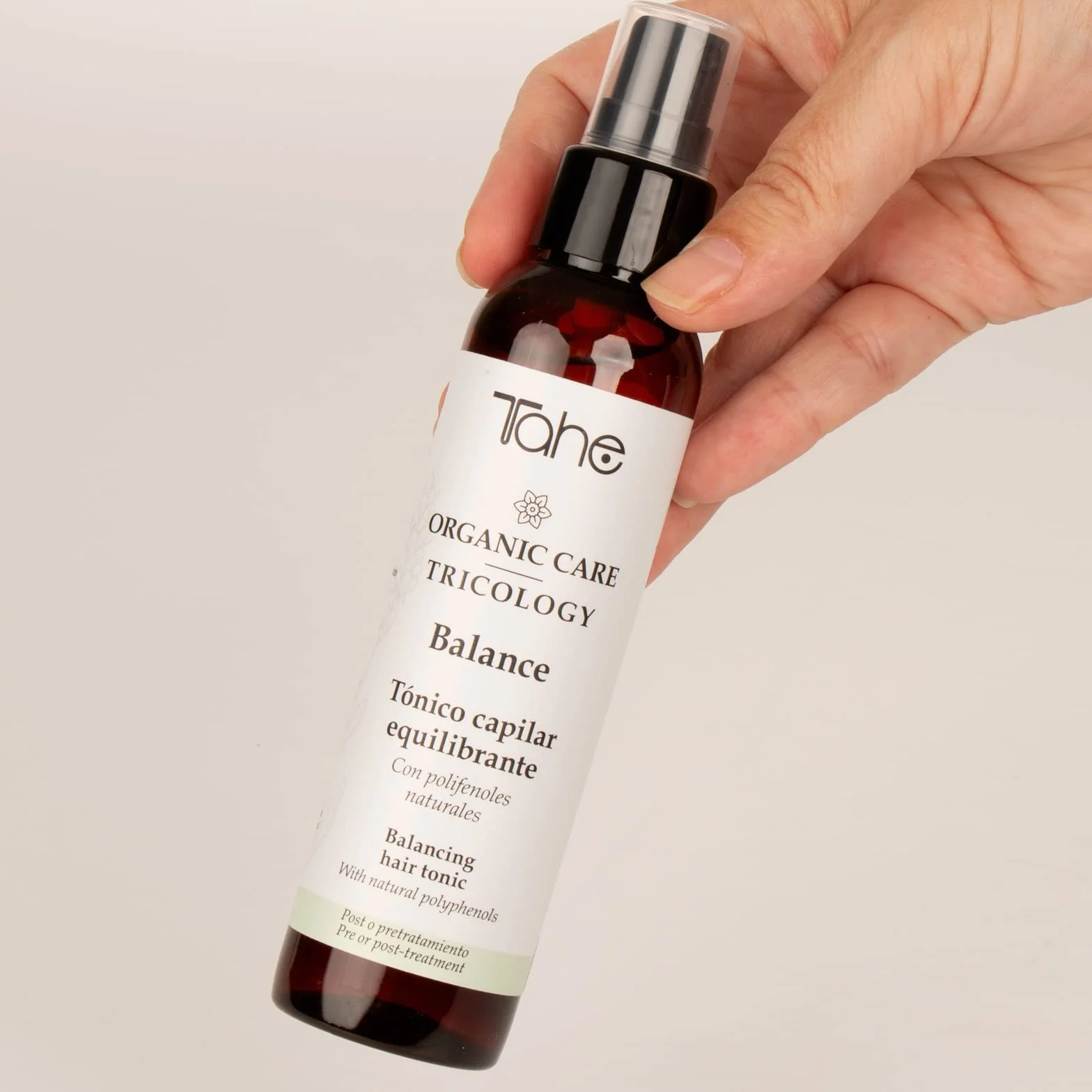 Tahe Organic Care Trichology Tonik do włosów Równoważący balans, po lub wstępnej obróbce, 125 ml
