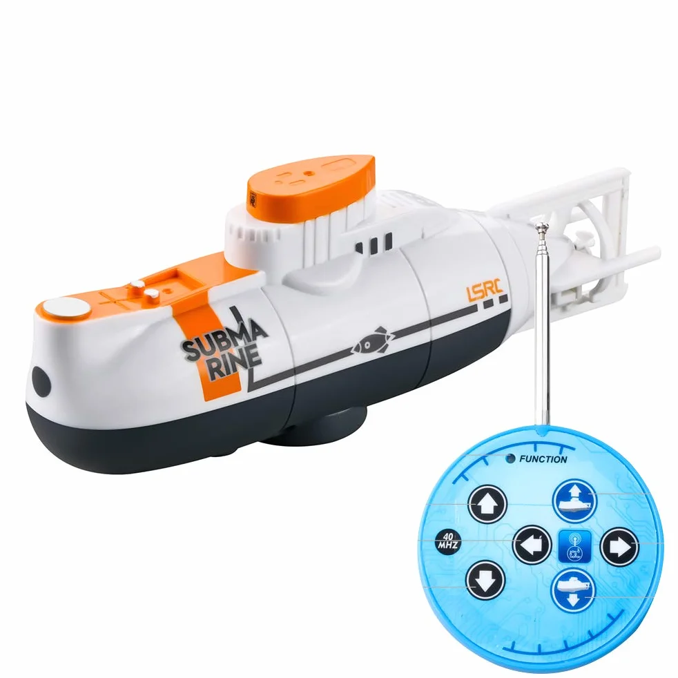 Mini RC podwodna zabawka wojskowa zdalnie sterowana łodzią dla dzieci, chłopców, 60-70 cm