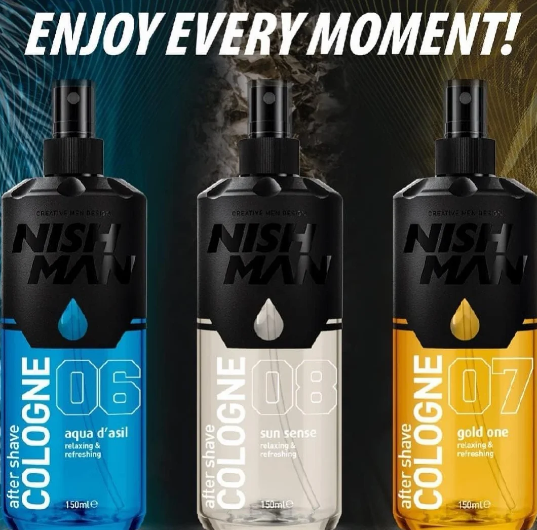 NISHMAN Woda Po Goleniu 04 - Lemon 400ml - Odświeżający Zapach dla Nowoczesnego Mężczyzny - Idealny po Goleniu - Długotrwała Ochrona i Nawilżenie