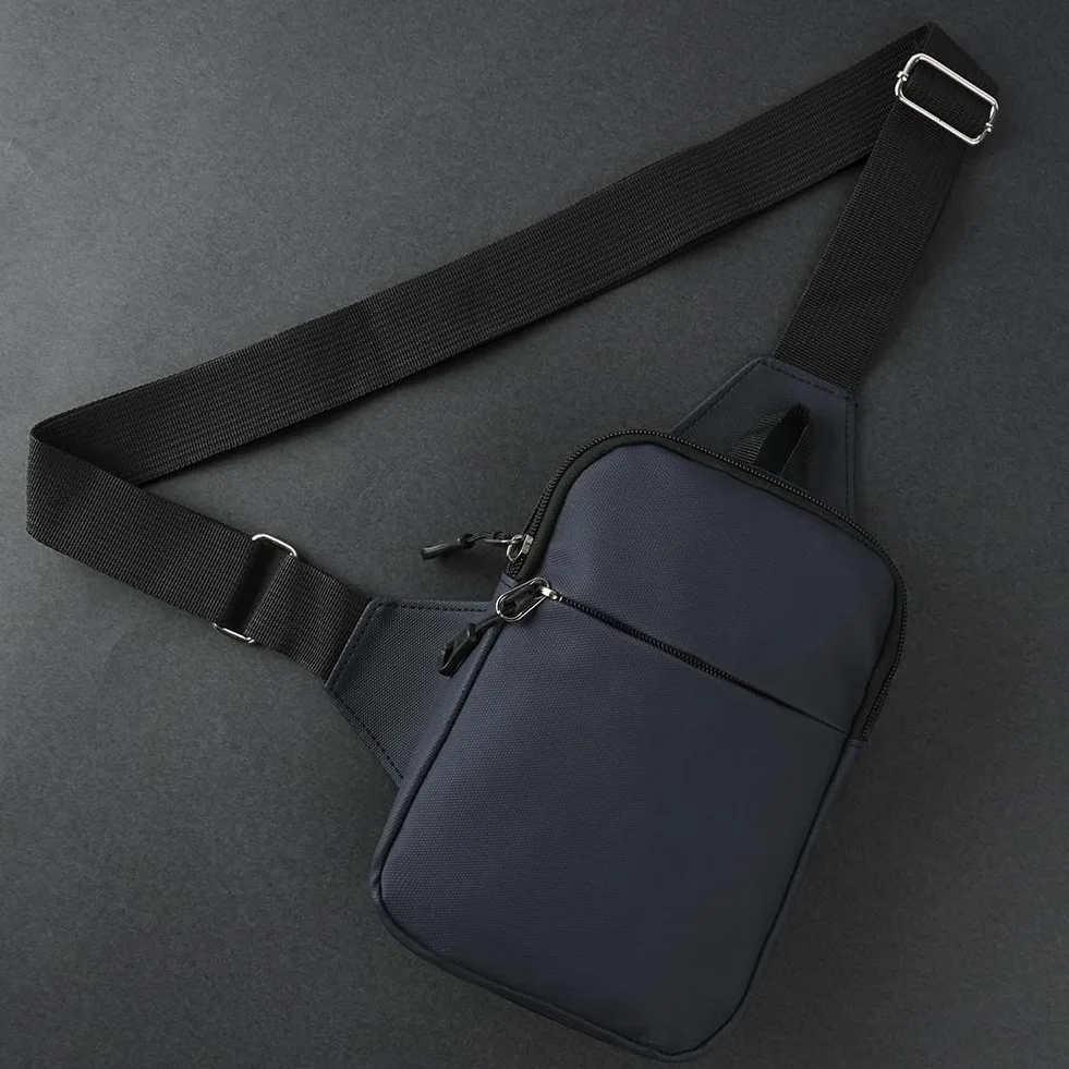 HOTUT Mała torba na ramię, wodoodporna torba na klatkę piersiową dla mężczyzn i kobiet, mini plecak na ramię crossbody z zamkiem błyskawicznym i regulowanym paskiem do podróży, wędrówek, jazdy na