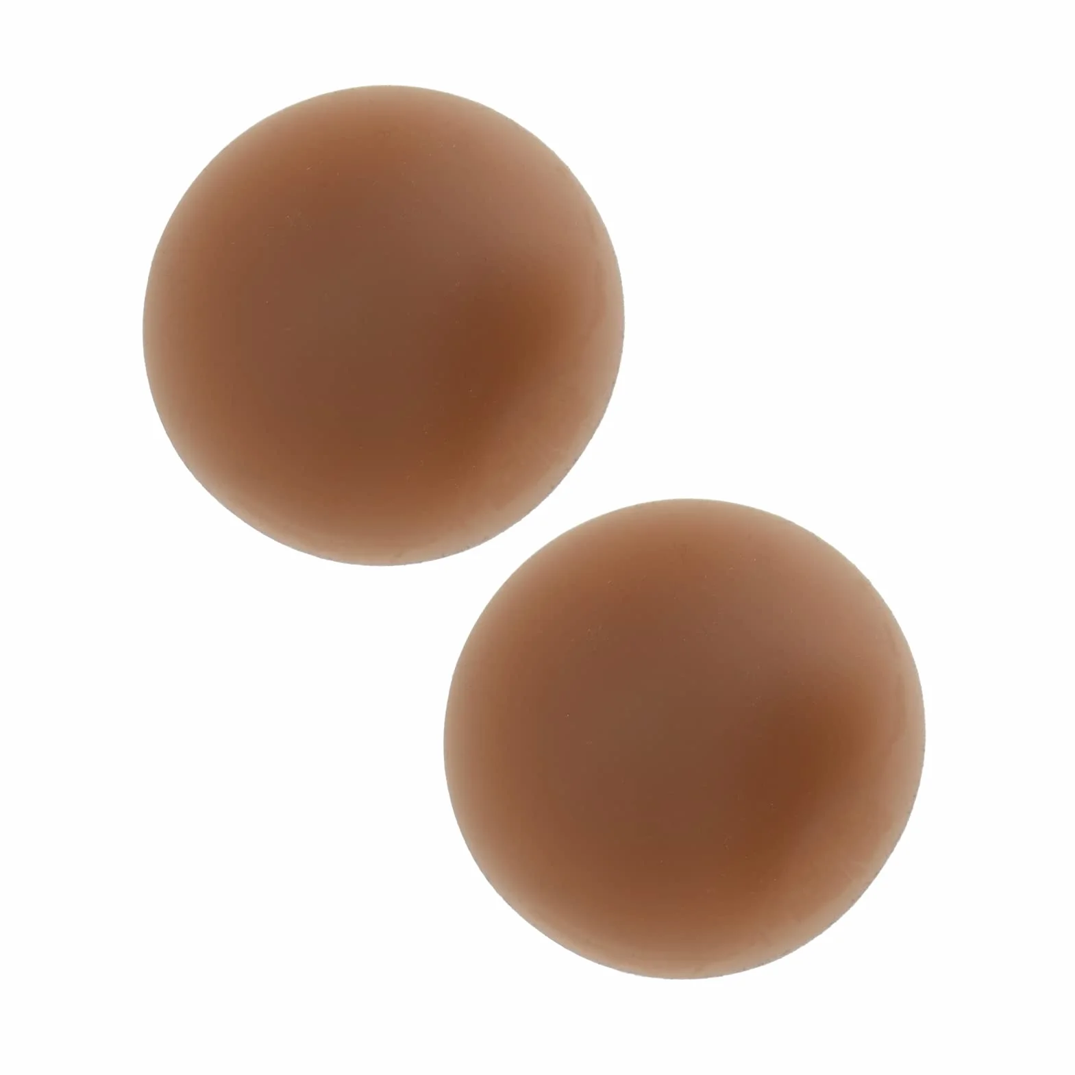 Qcwwy Silikonowe Samoprzylepne Paszteciki, Specjalnie Zaprojektowane Dla Kobiet, Brązowy, L = 10 cm (Nude)