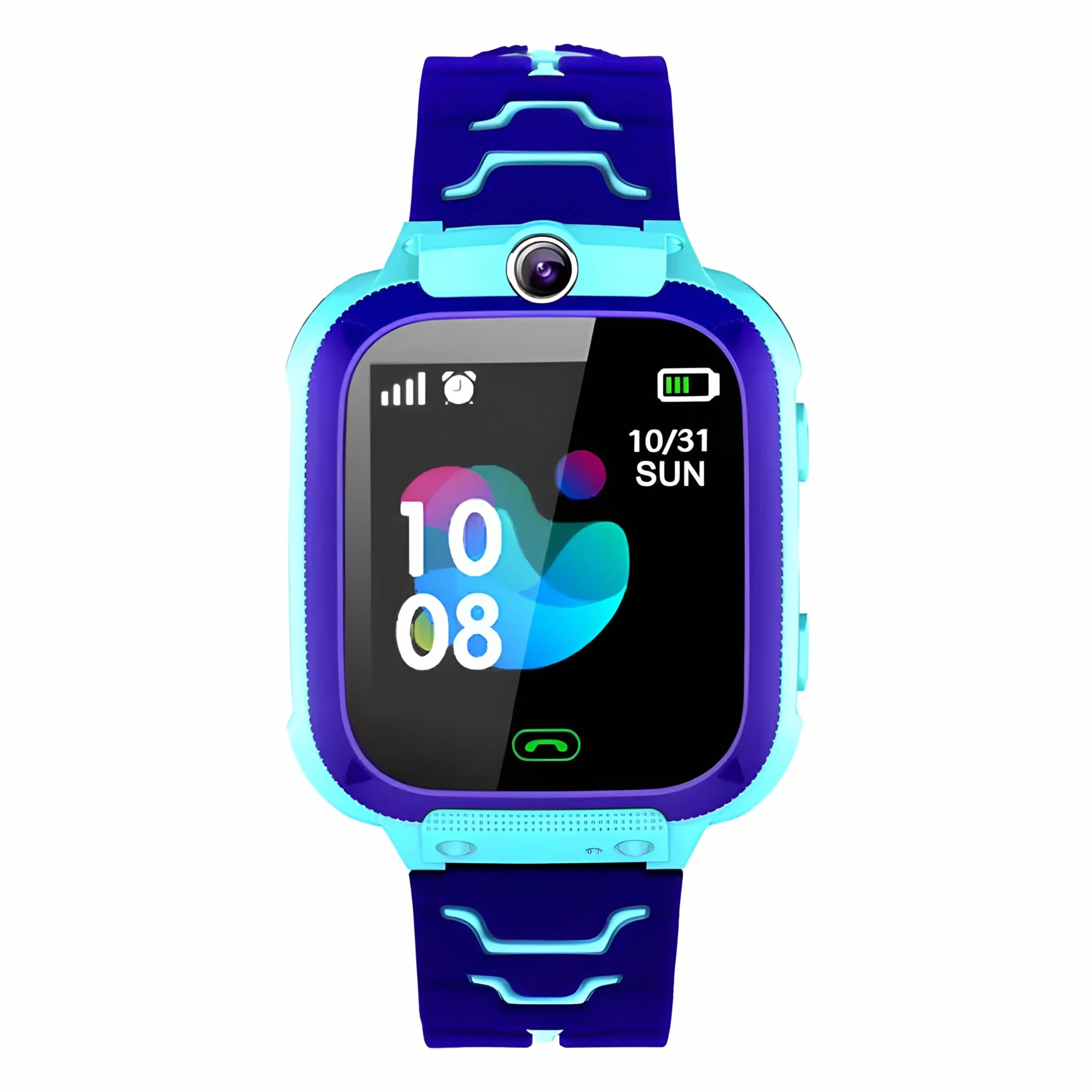 Retoo dziecięcy smartwatch dla chłopców i dziewczynek zegarek na rękę Smart GPS SOS telefon komórkowy smartwatch dla dzieci z muzyką budzikiem trybem szkolnym latarką kolor niebieski