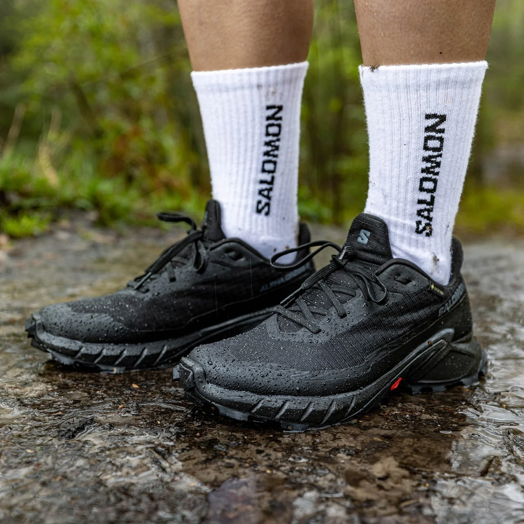 Salomon Mężczyźni Alphacross 5 Gore-texButy trekkingowe