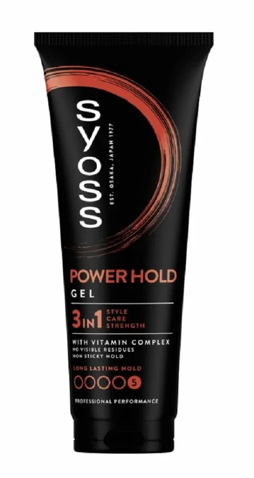 Syoss MEN Power Hold Gel żel do włosów Ultra Strong 250ml